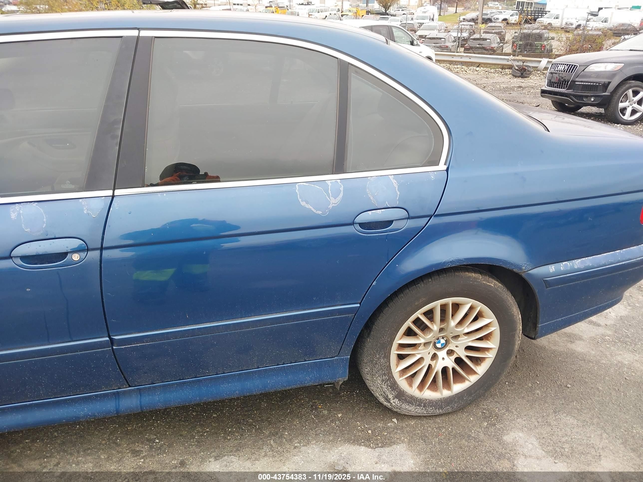 2001 Bmw 530ia   Blue vin: WBADT63401CF04820