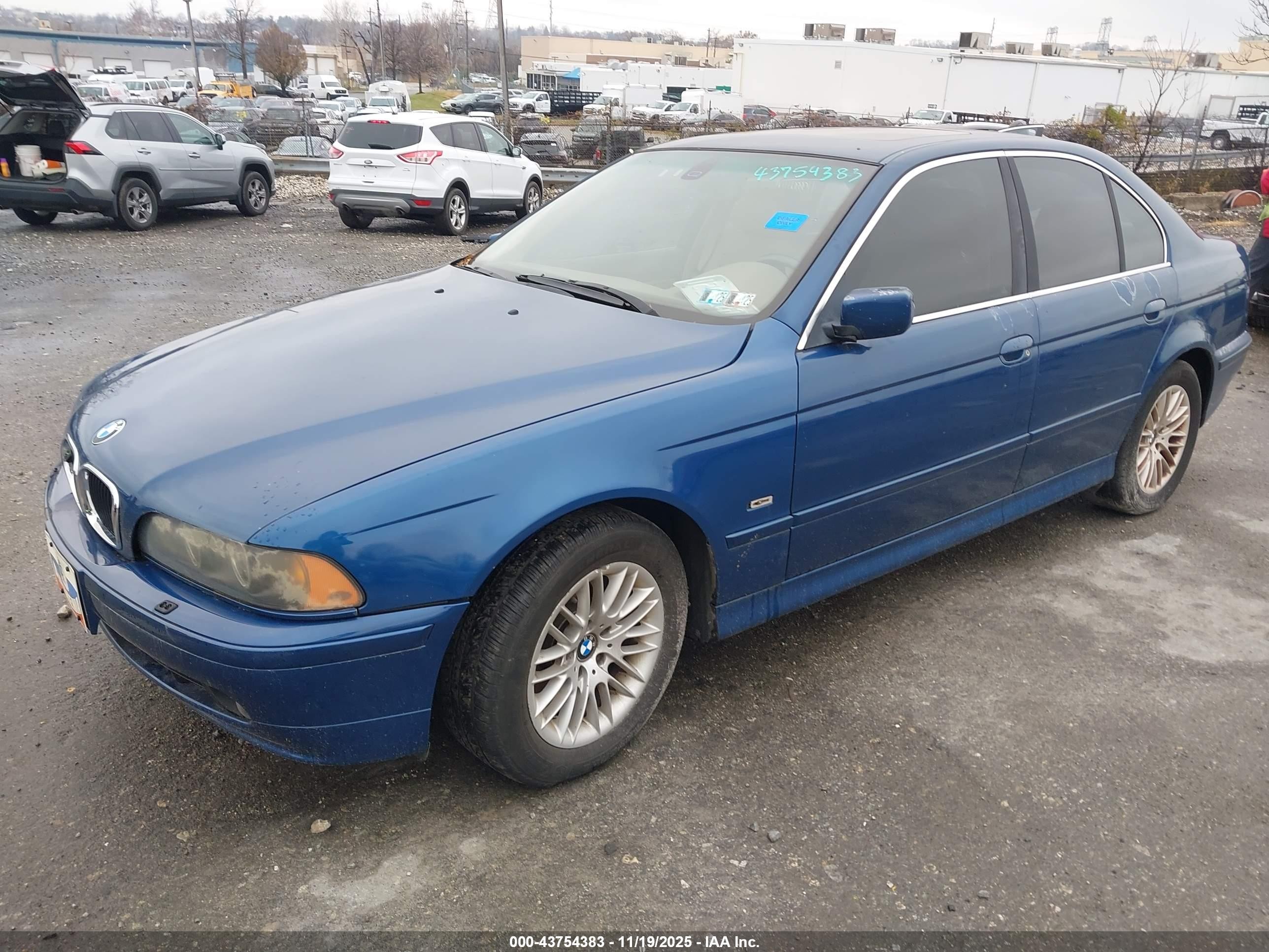 2001 Bmw 530ia   Blue vin: WBADT63401CF04820