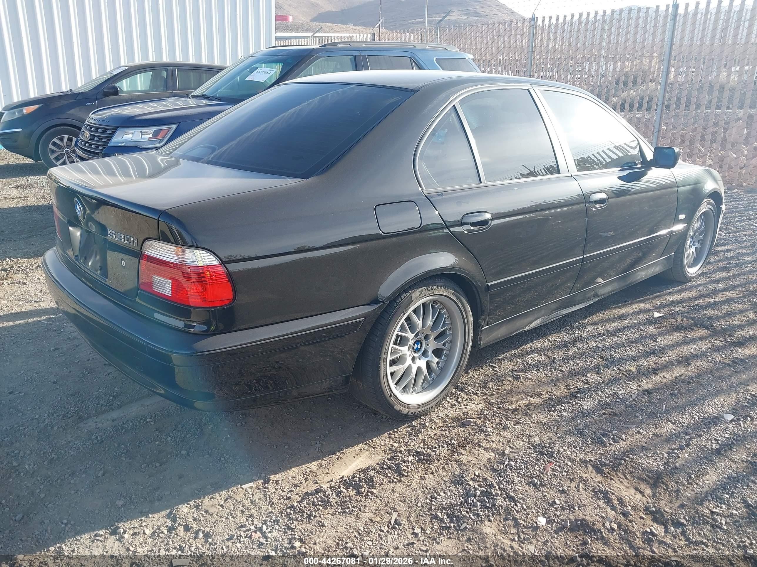 2001 Bmw 530ia   Black vin: WBADT63401CF06034