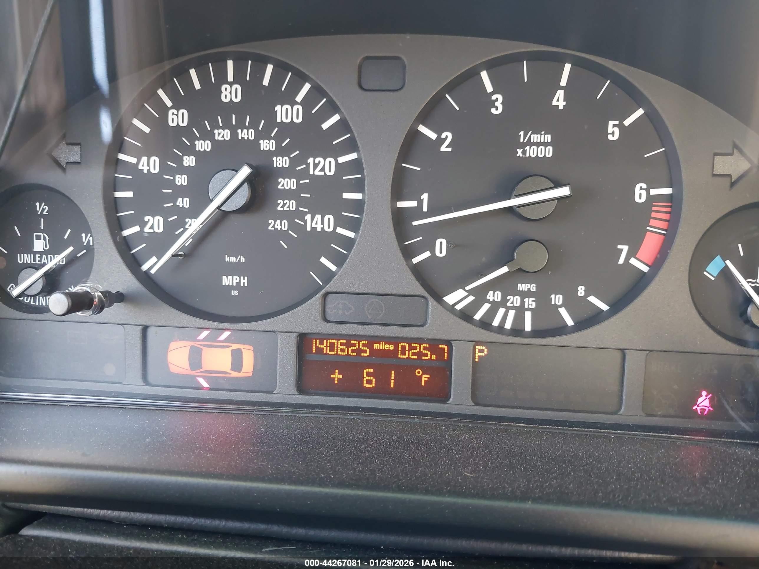 2001 Bmw 530ia   Black vin: WBADT63401CF06034