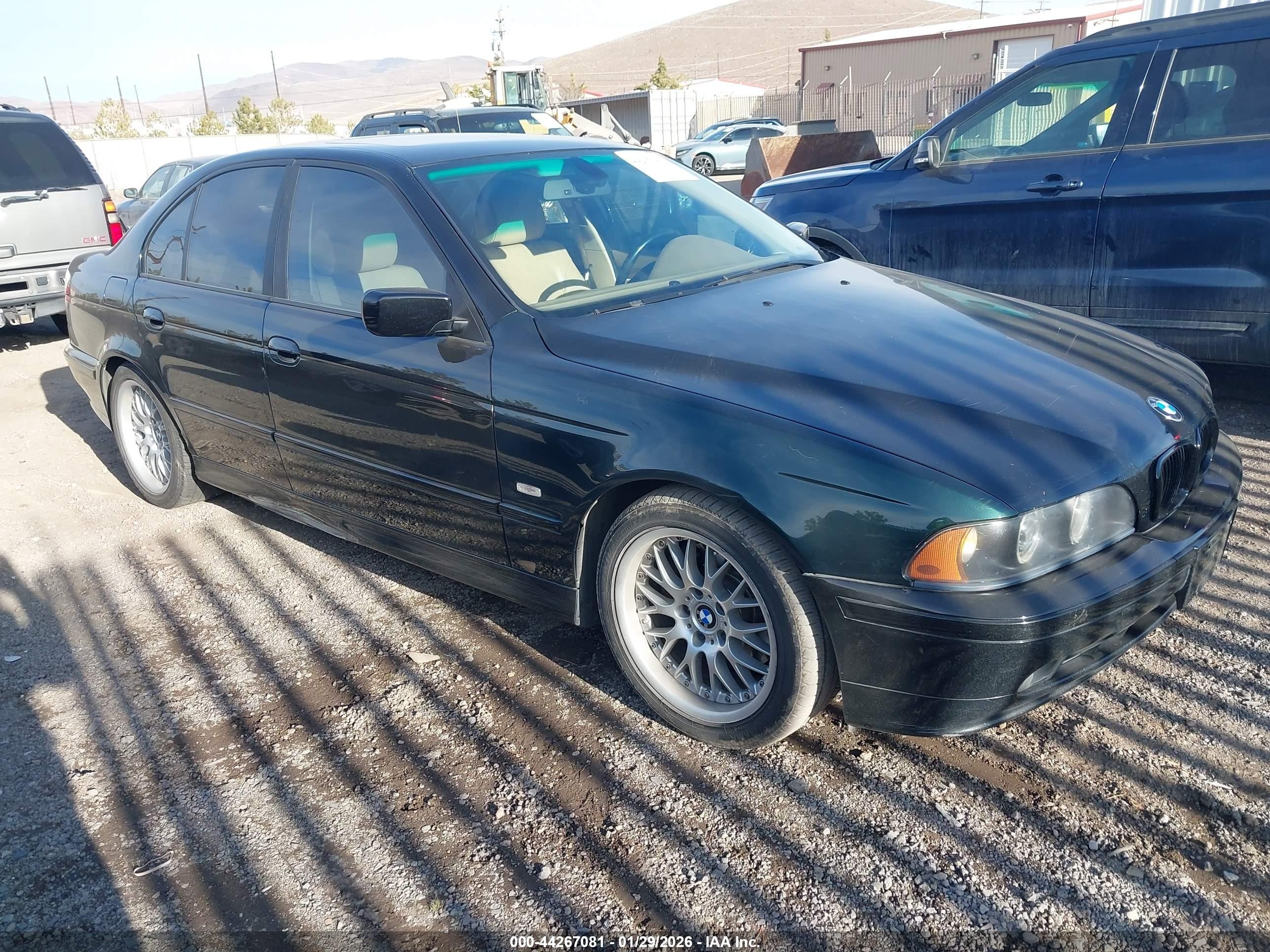 2001 Bmw 530ia   Черный vin: WBADT63401CF06034