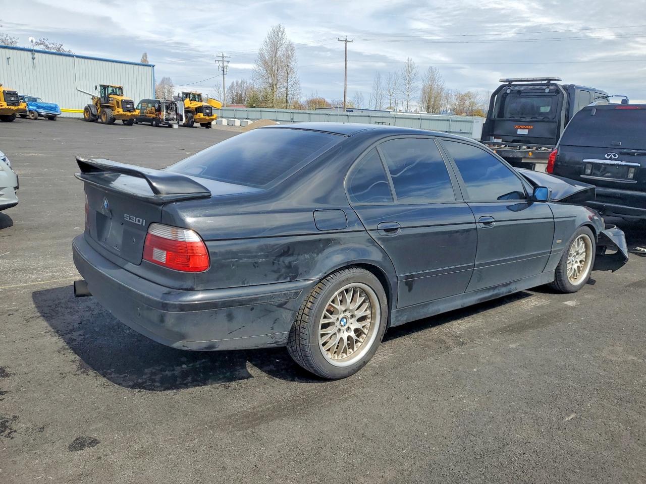 2001 Bmw 530i 4d Black vin: WBADT63401CF14506