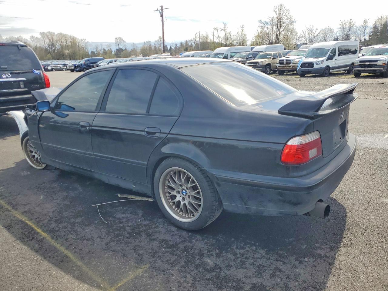 2001 Bmw 530i 4d Black vin: WBADT63401CF14506