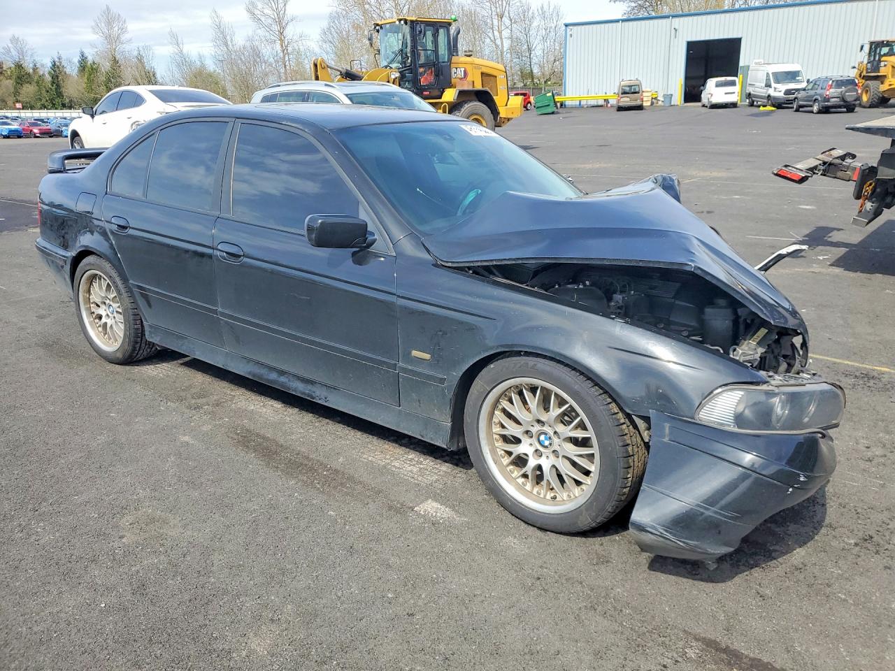 2001 Bmw 530i 4d Black vin: WBADT63401CF14506