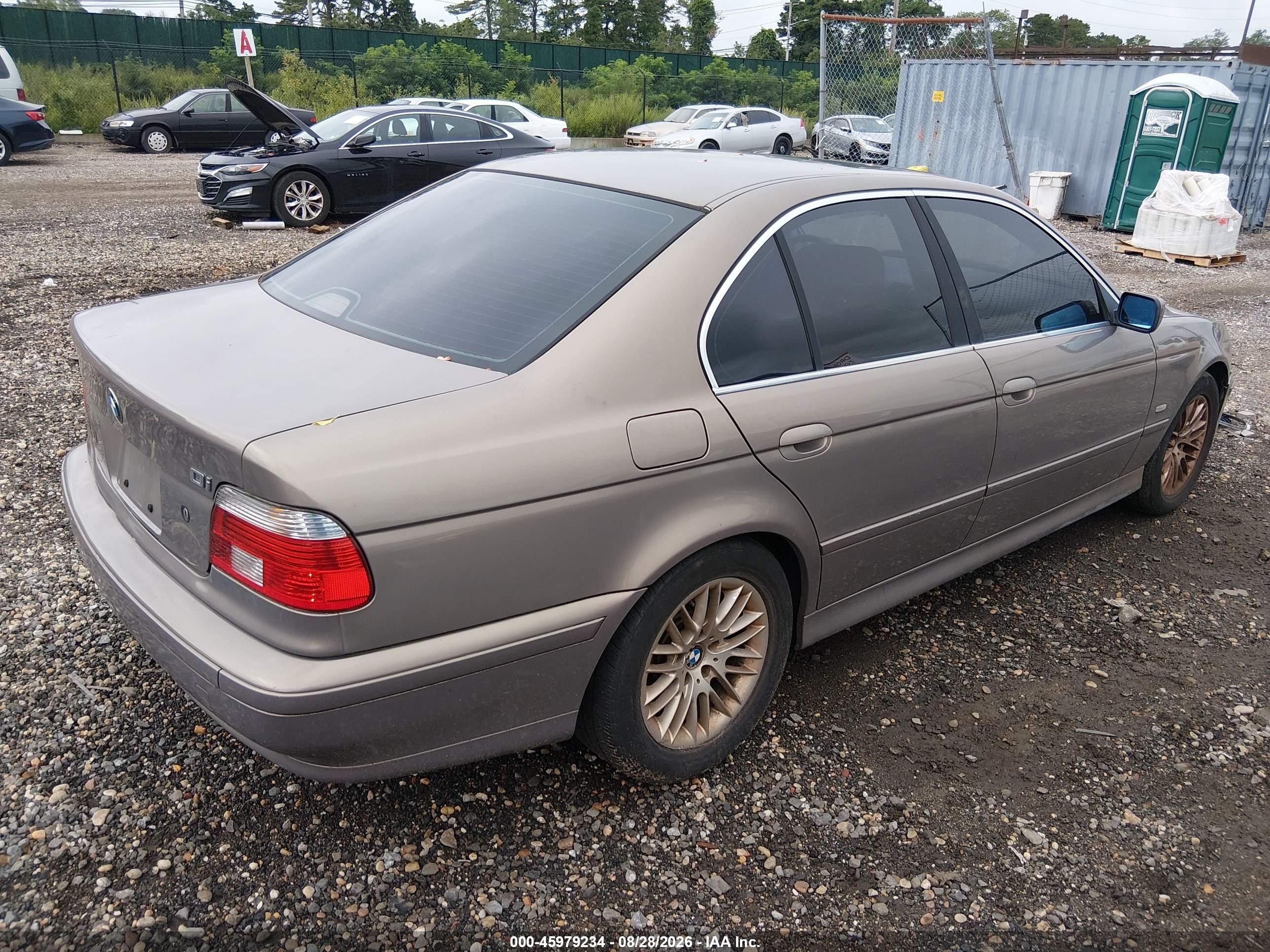 2002 Bmw 530ia   Beige vin: WBADT63402CH90265