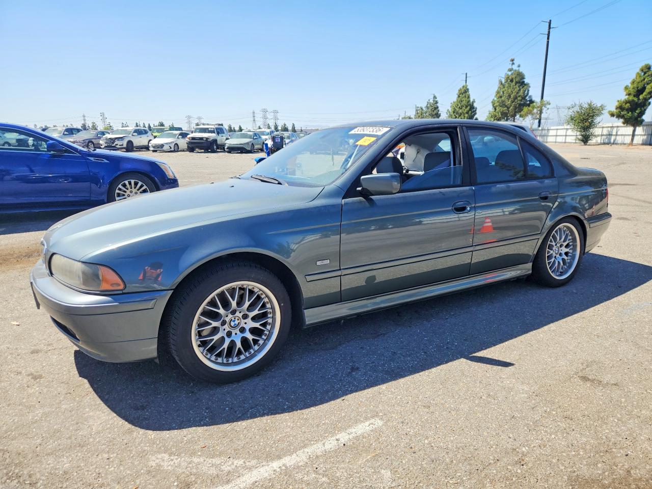 2003 Bmw 530 I Automatic Charcoal vin: WBADT63403CK31412