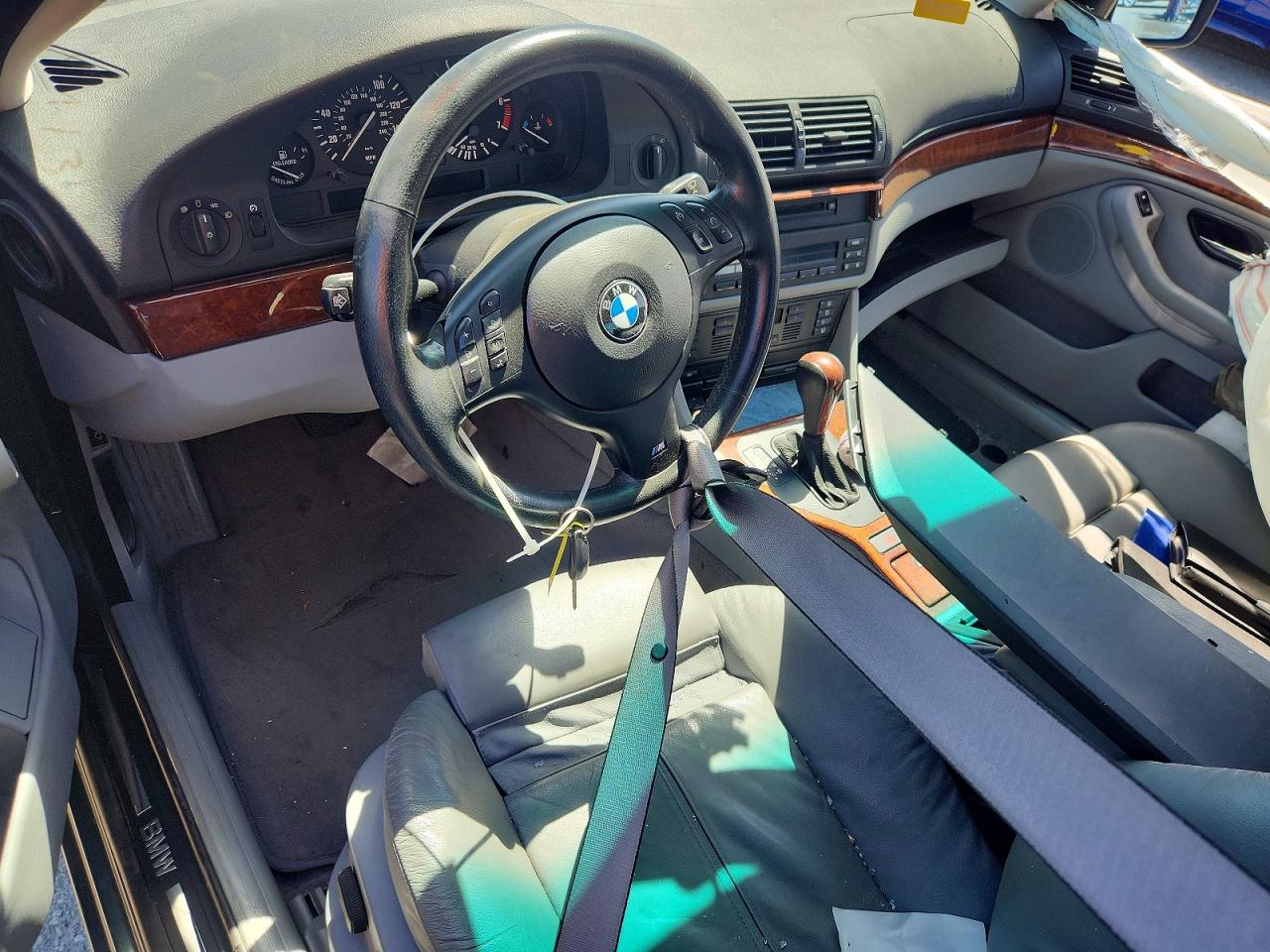 2003 Bmw 530 I Automatic Charcoal vin: WBADT63403CK31412