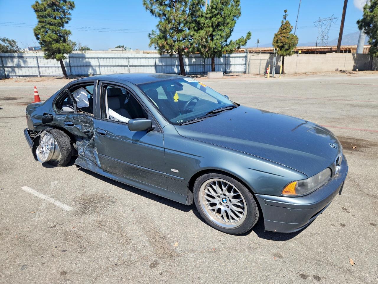 2003 Bmw 530 I Automatic Charcoal vin: WBADT63403CK31412