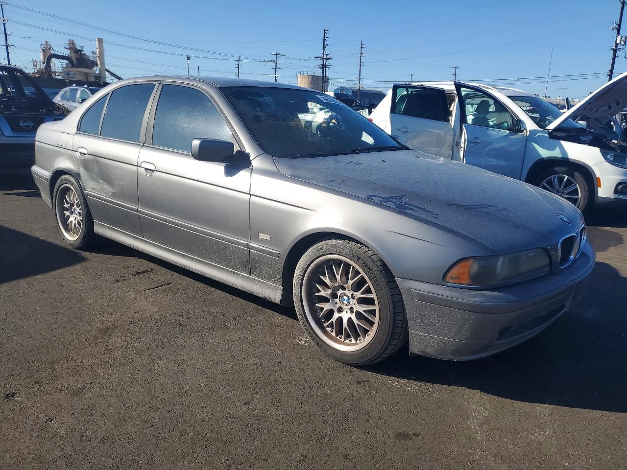 2003 Bmw 530 I Automatic Gray vin: WBADT63403CK31930
