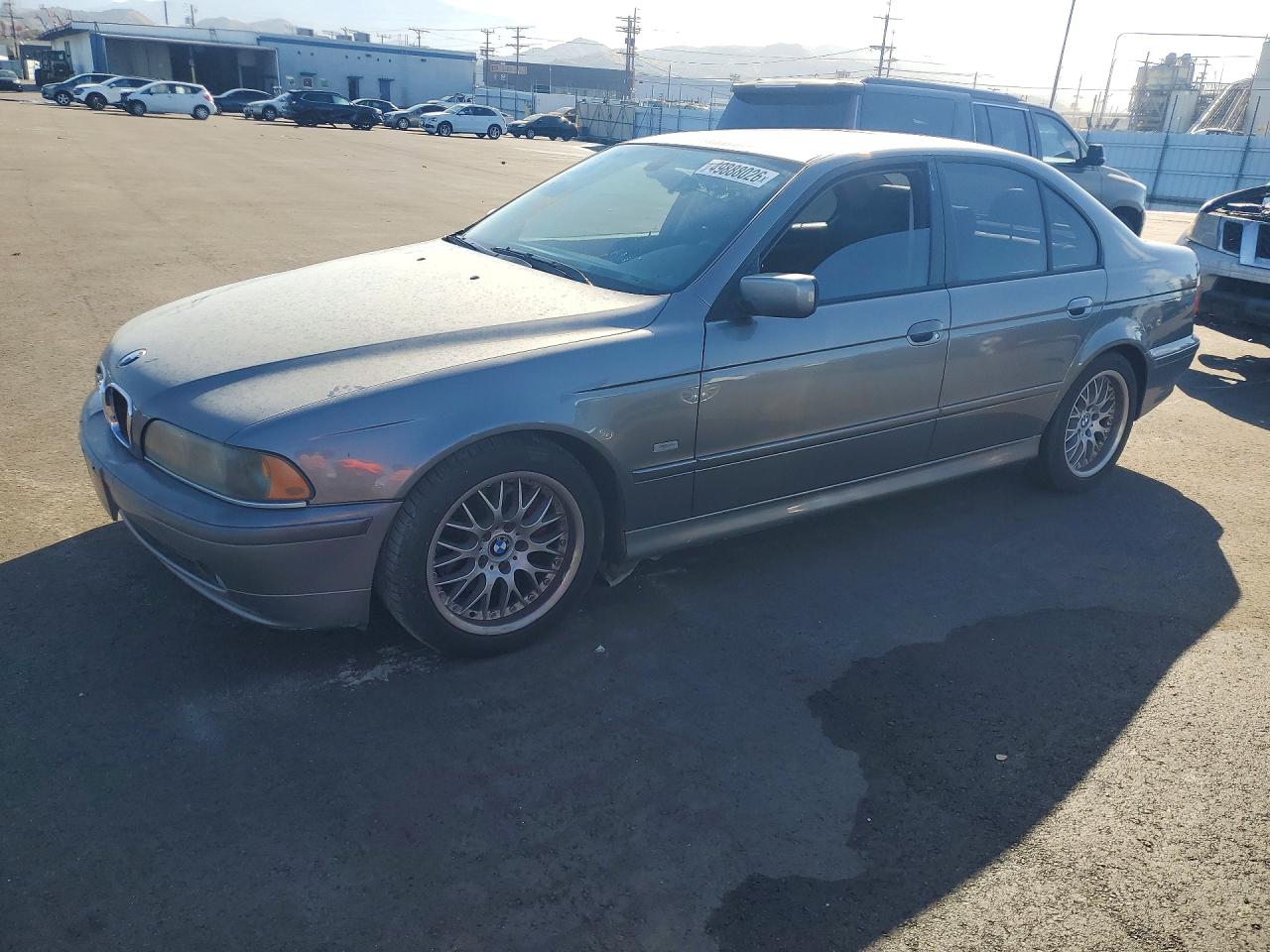 2003 Bmw 530 I Automatic Gray vin: WBADT63403CK31930