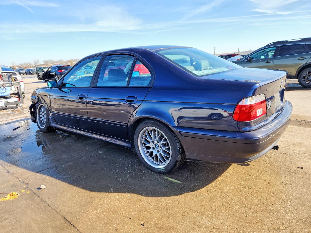 2001 Bmw 530 I Automatic Blue vin: WBADT63411CF00825