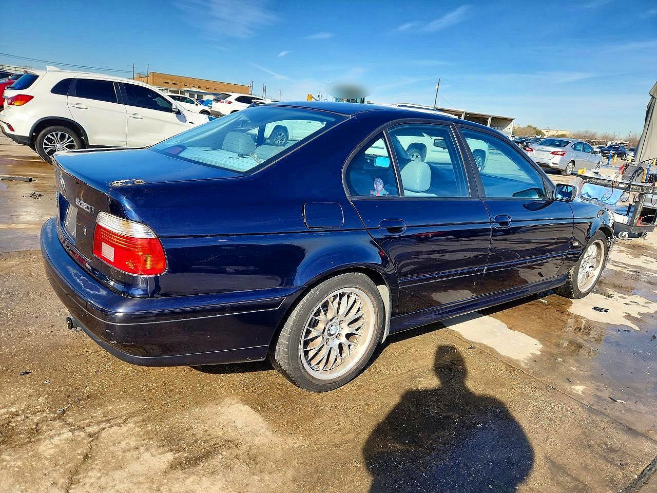 2001 Bmw 530 I Automatic Blue vin: WBADT63411CF00825