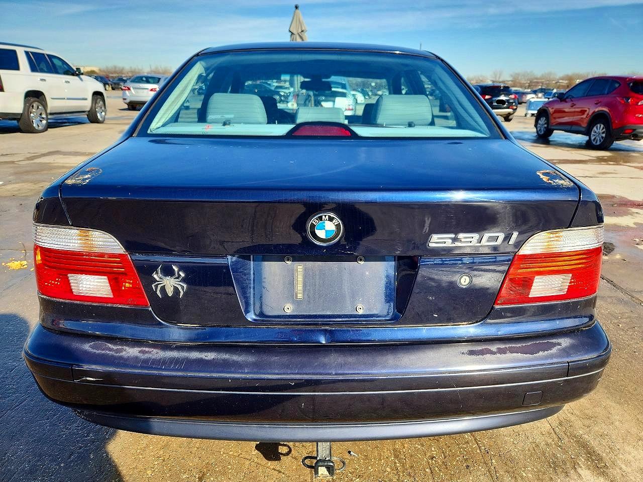 2001 Bmw 530 I Automatic Blue vin: WBADT63411CF00825