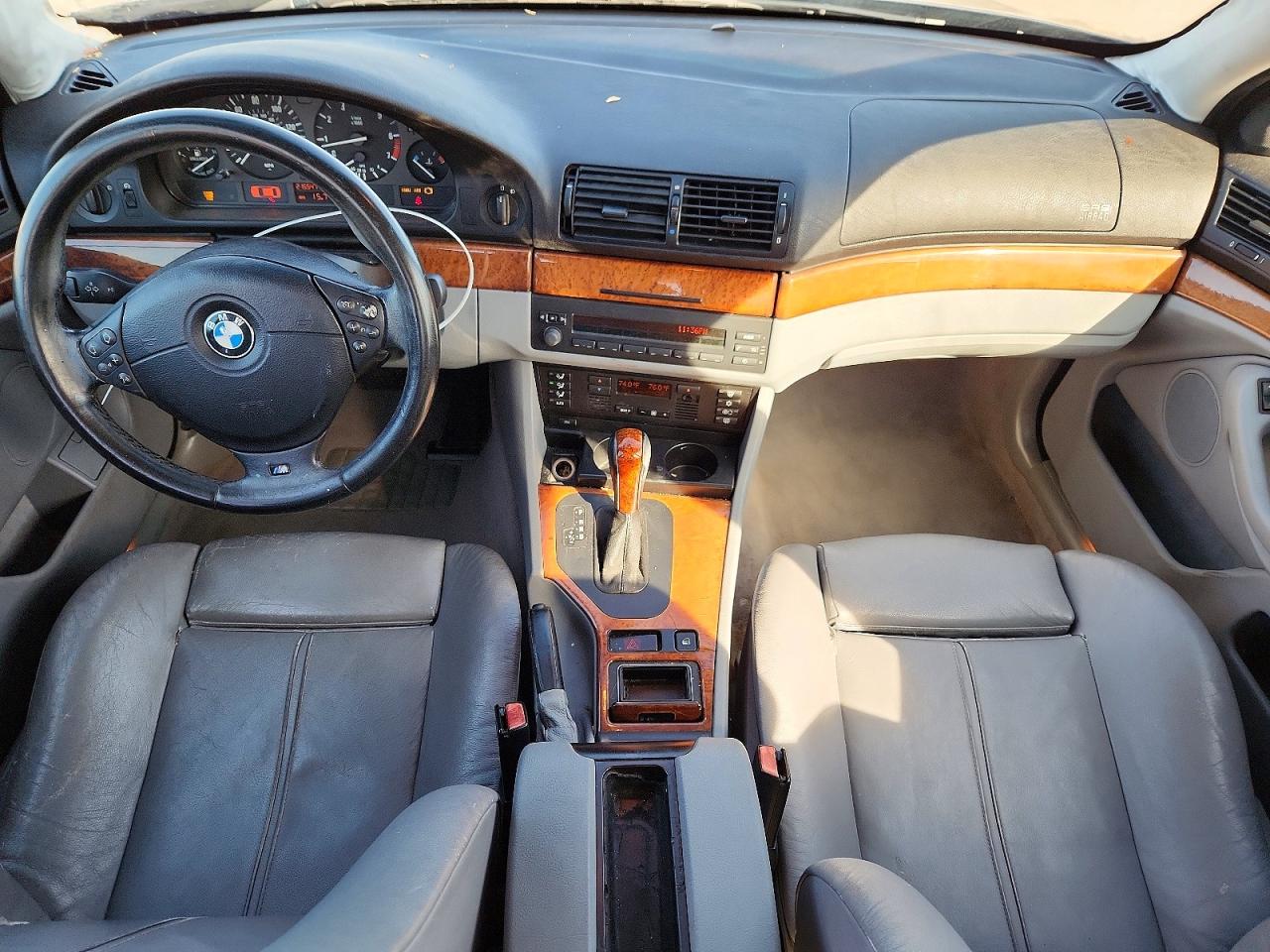 2001 Bmw 530 I Automatic Blue vin: WBADT63411CF00825