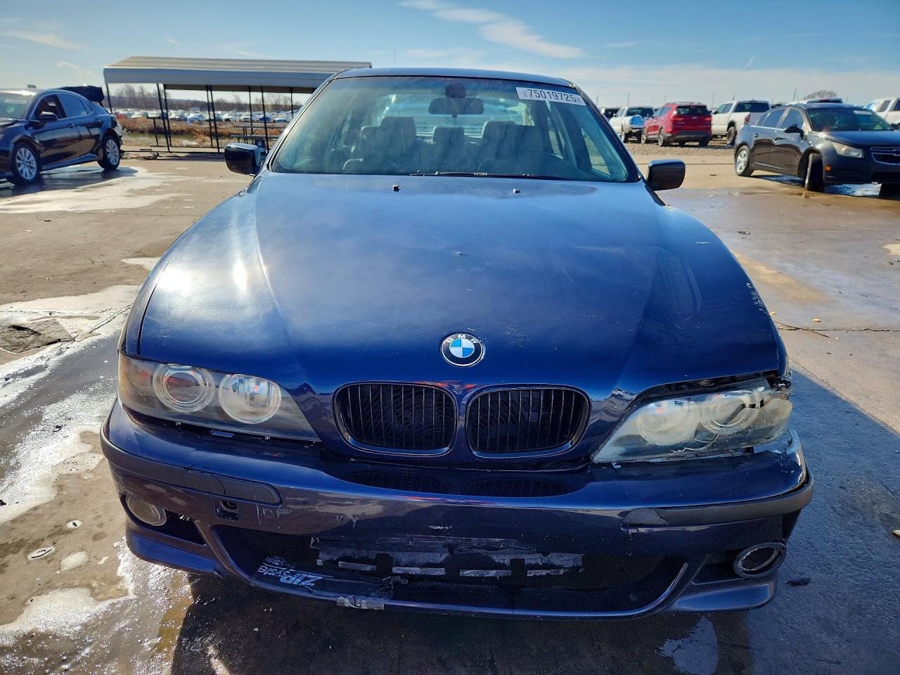 2001 Bmw 530 I Automatic Blue vin: WBADT63411CF00825