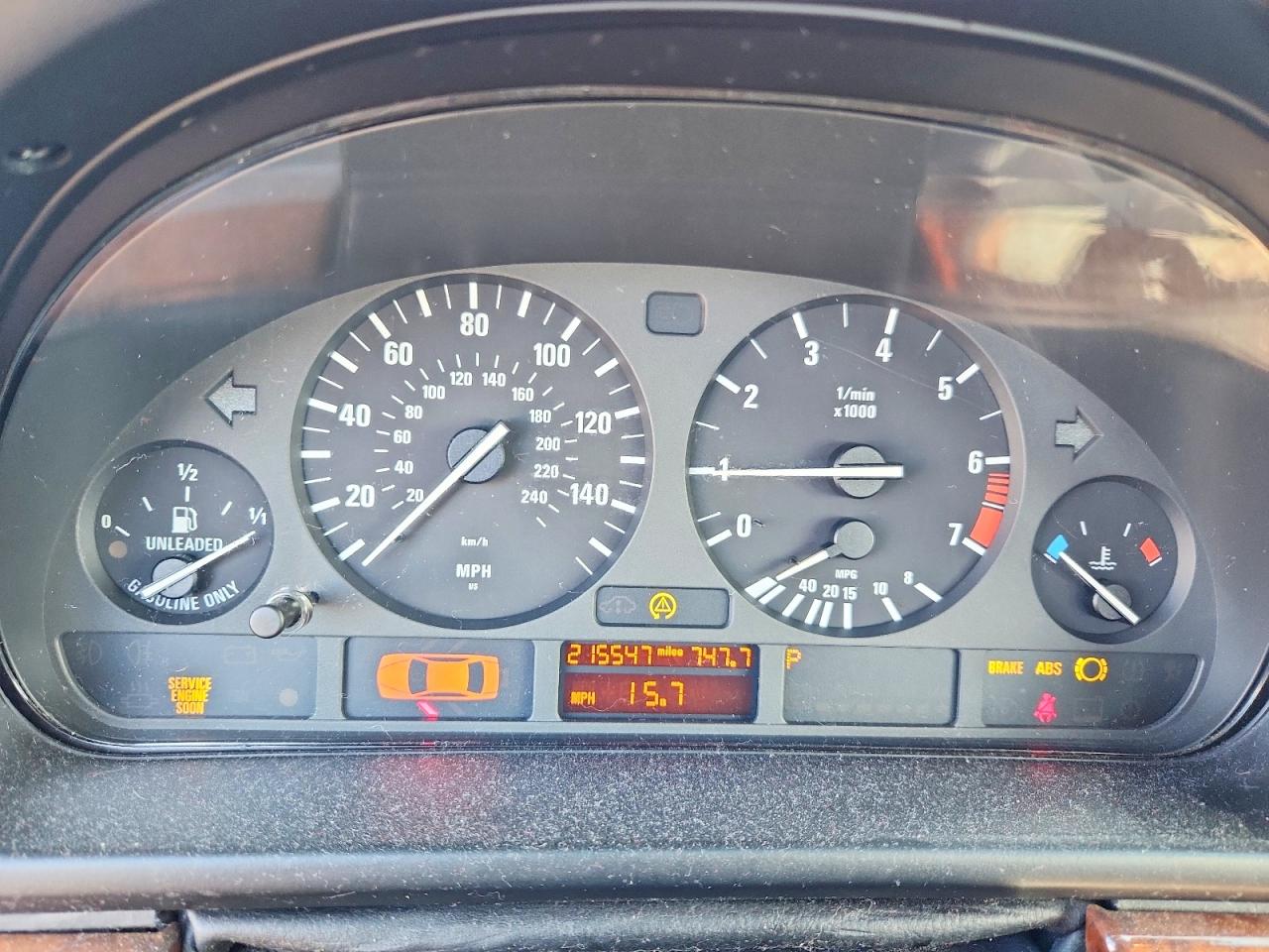 2001 Bmw 530 I Automatic Blue vin: WBADT63411CF00825