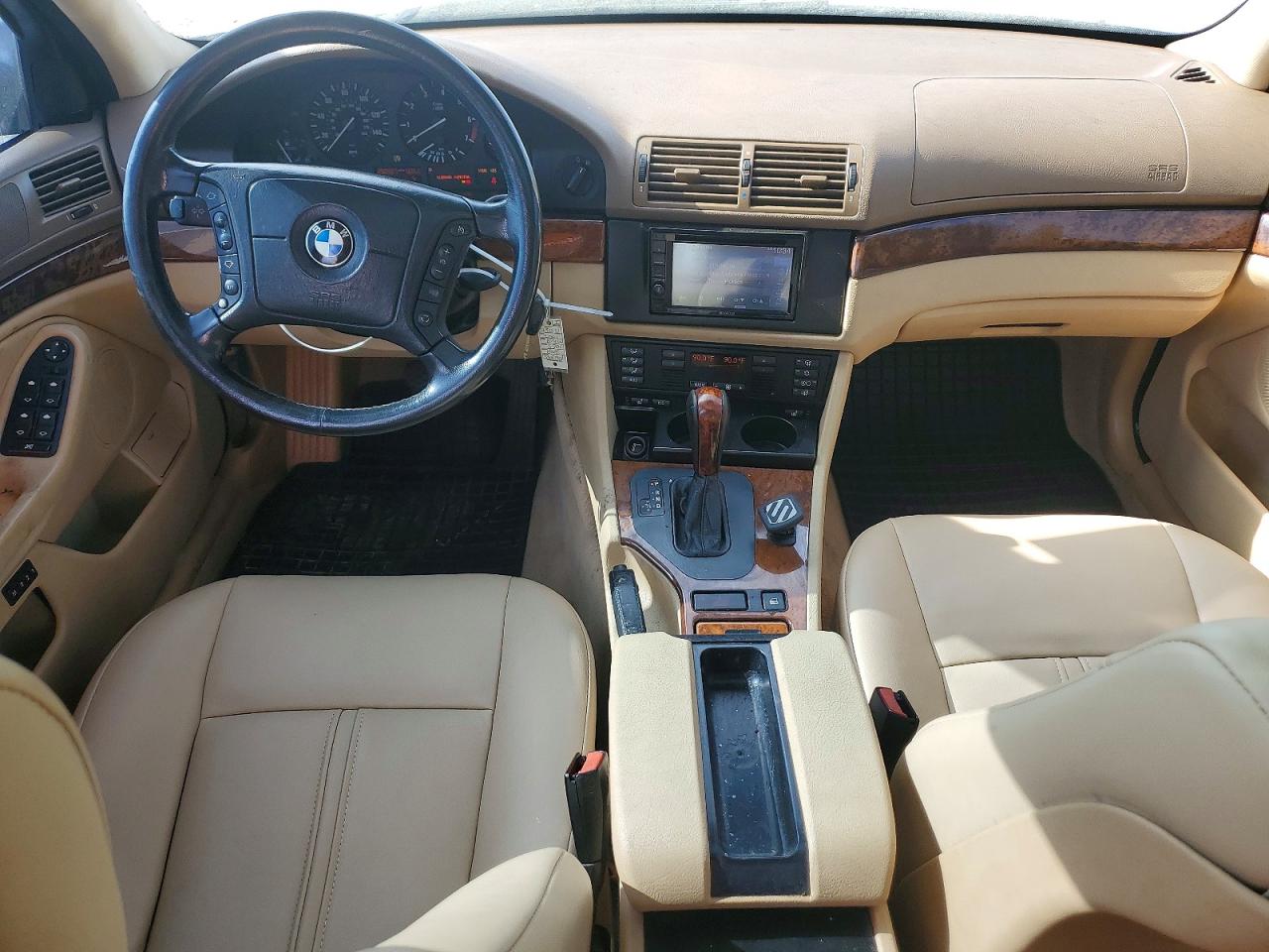 2001 Bmw 530 I Automatic Blue vin: WBADT63411CF01473