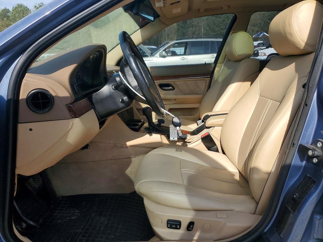 2001 Bmw 530 I Automatic Blue vin: WBADT63411CF01473