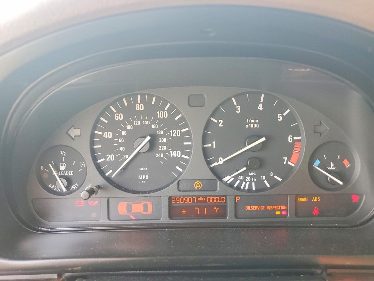2001 Bmw 530 I Automatic Blue vin: WBADT63411CF01473