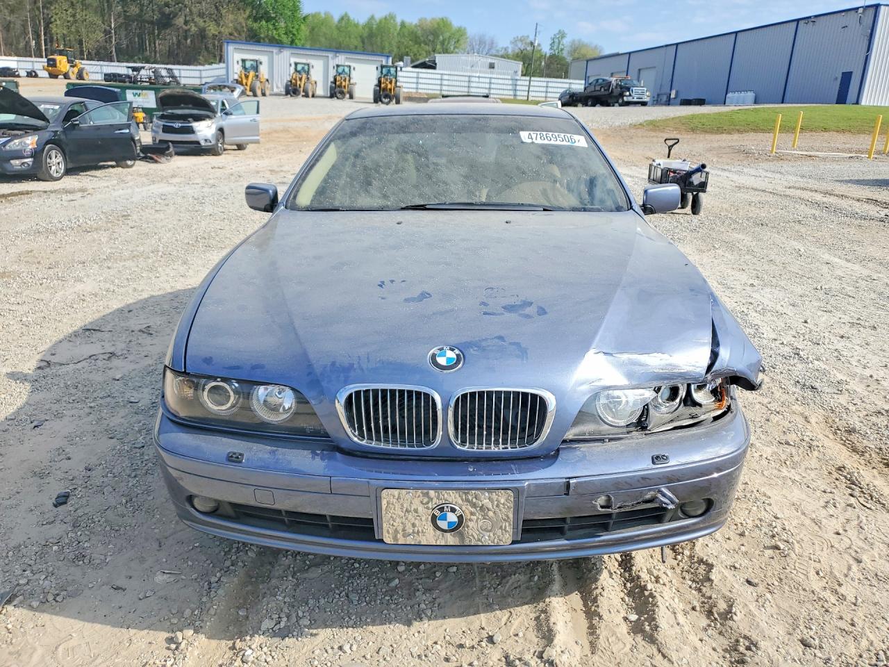 2001 Bmw 530 I Automatic Blue vin: WBADT63411CF01473