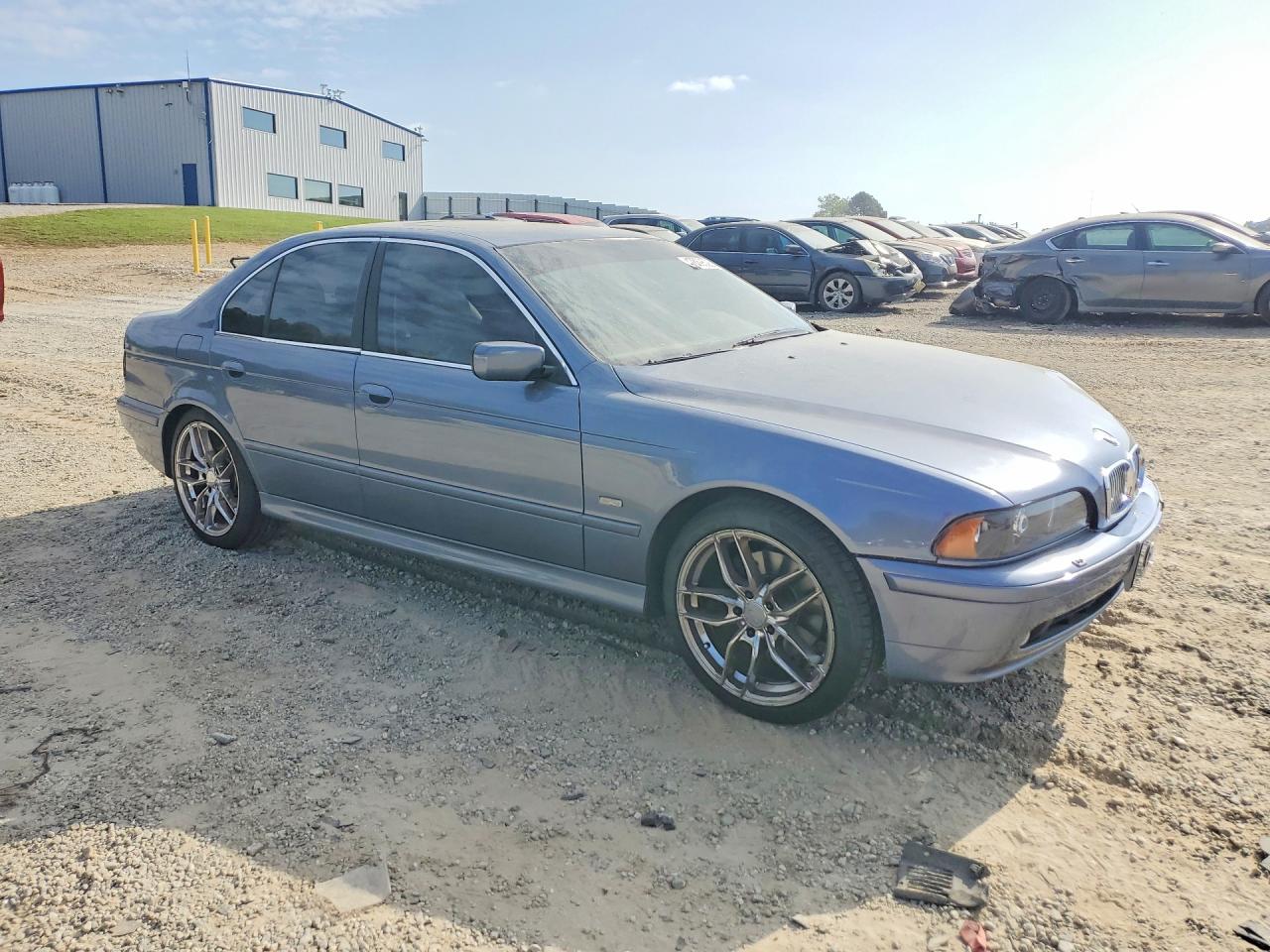 2001 Bmw 530 I Automatic Blue vin: WBADT63411CF01473