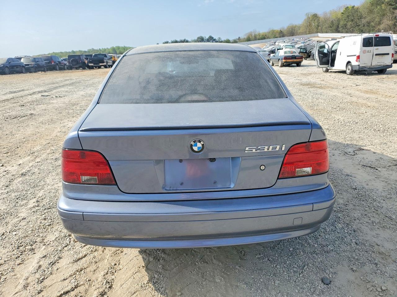 2001 Bmw 530 I Automatic Blue vin: WBADT63411CF01473