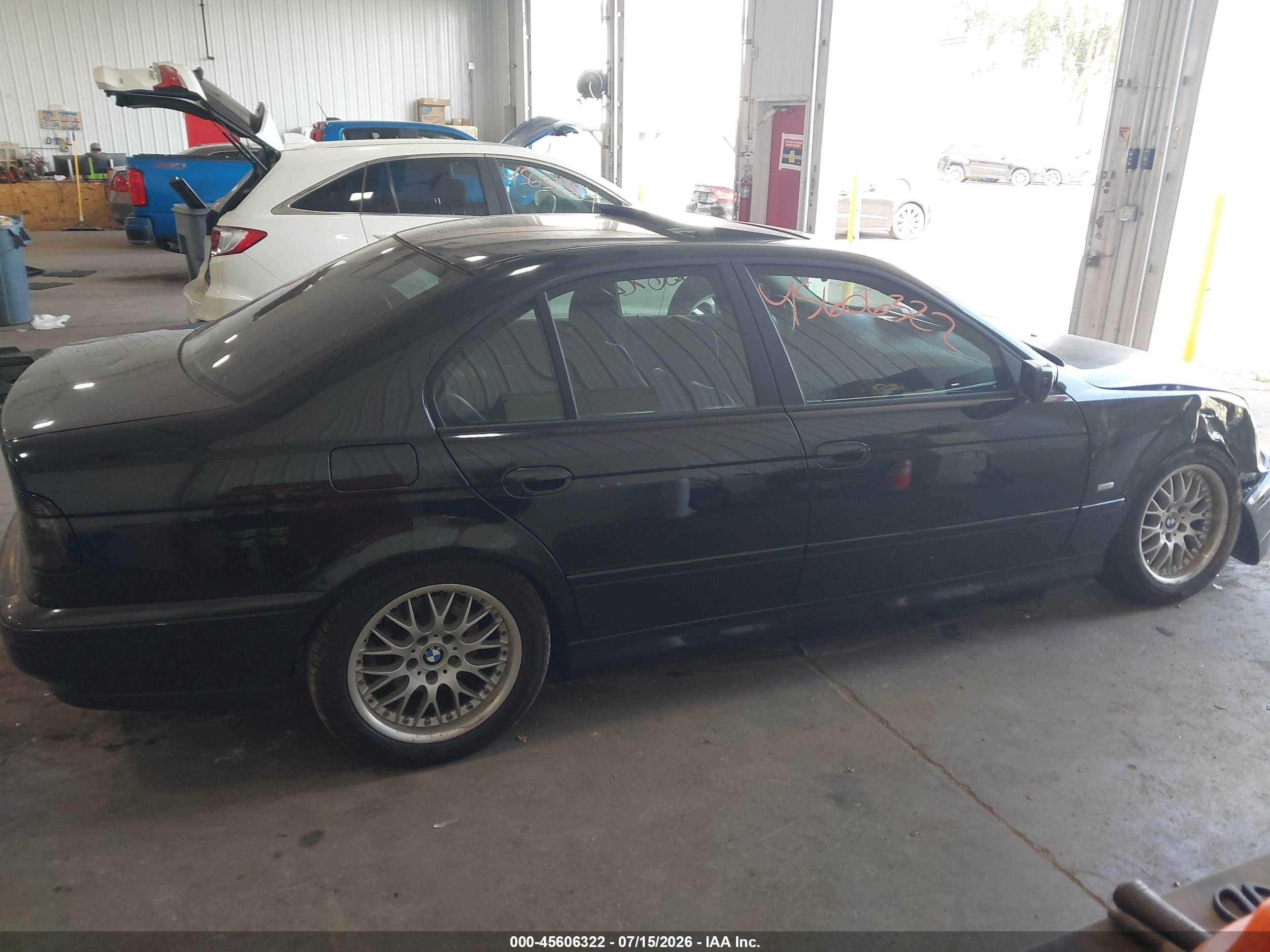2002 Bmw 5 Series 530ia Black vin: WBADT63412CH92400