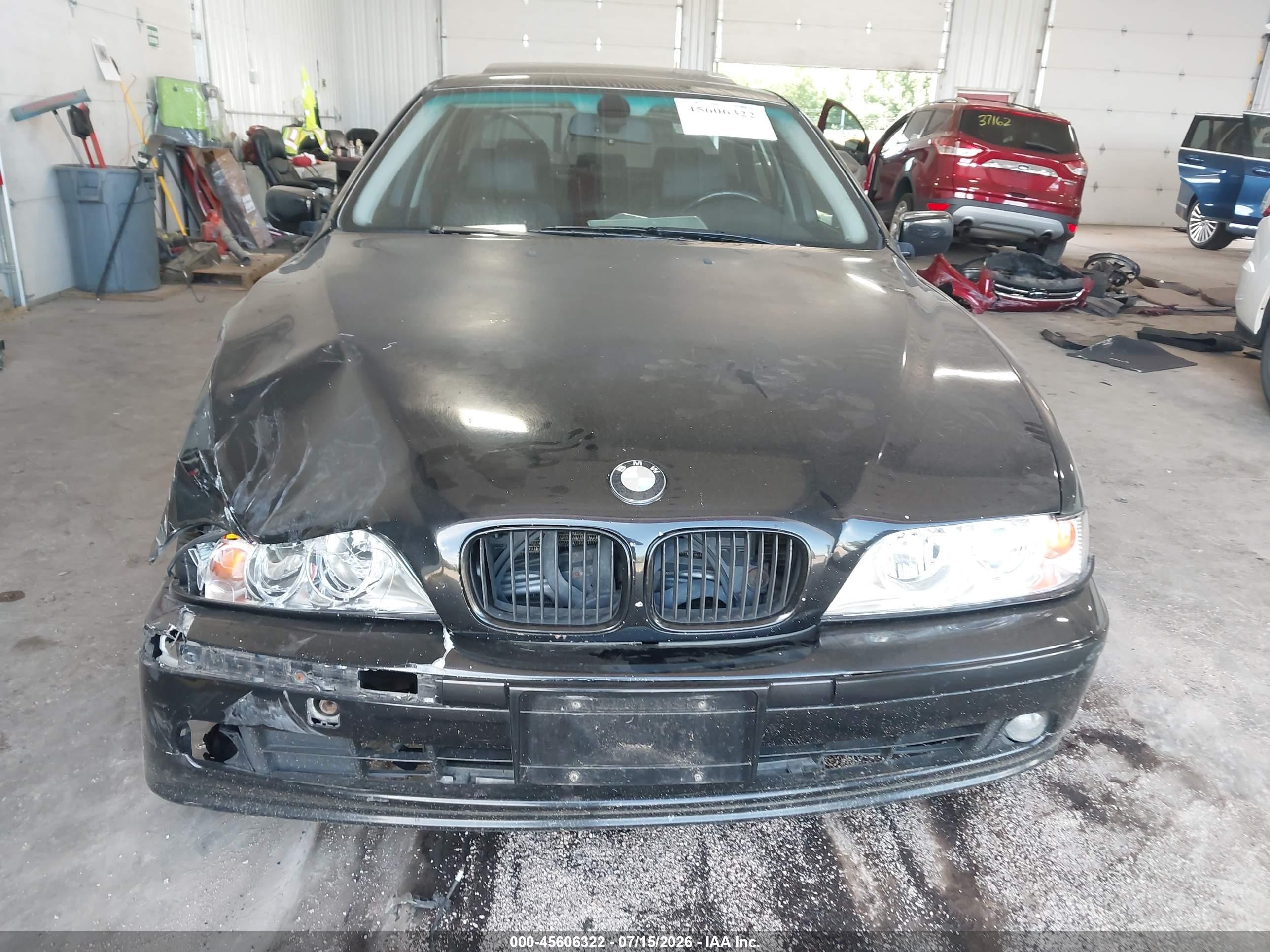 2002 Bmw 5 Series 530ia Black vin: WBADT63412CH92400