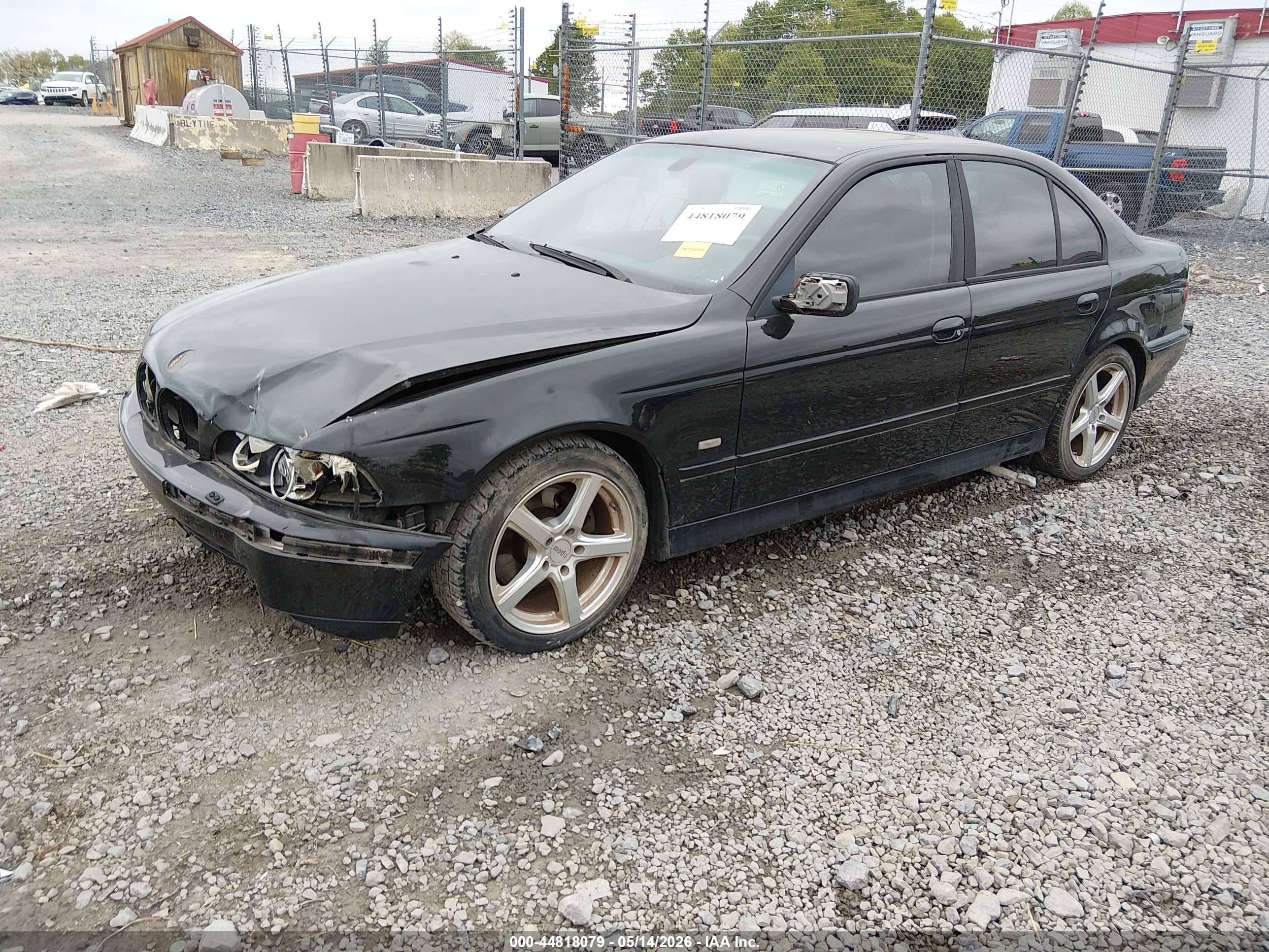2002 Bmw 530ia   Черный vin: WBADT63412CH94275