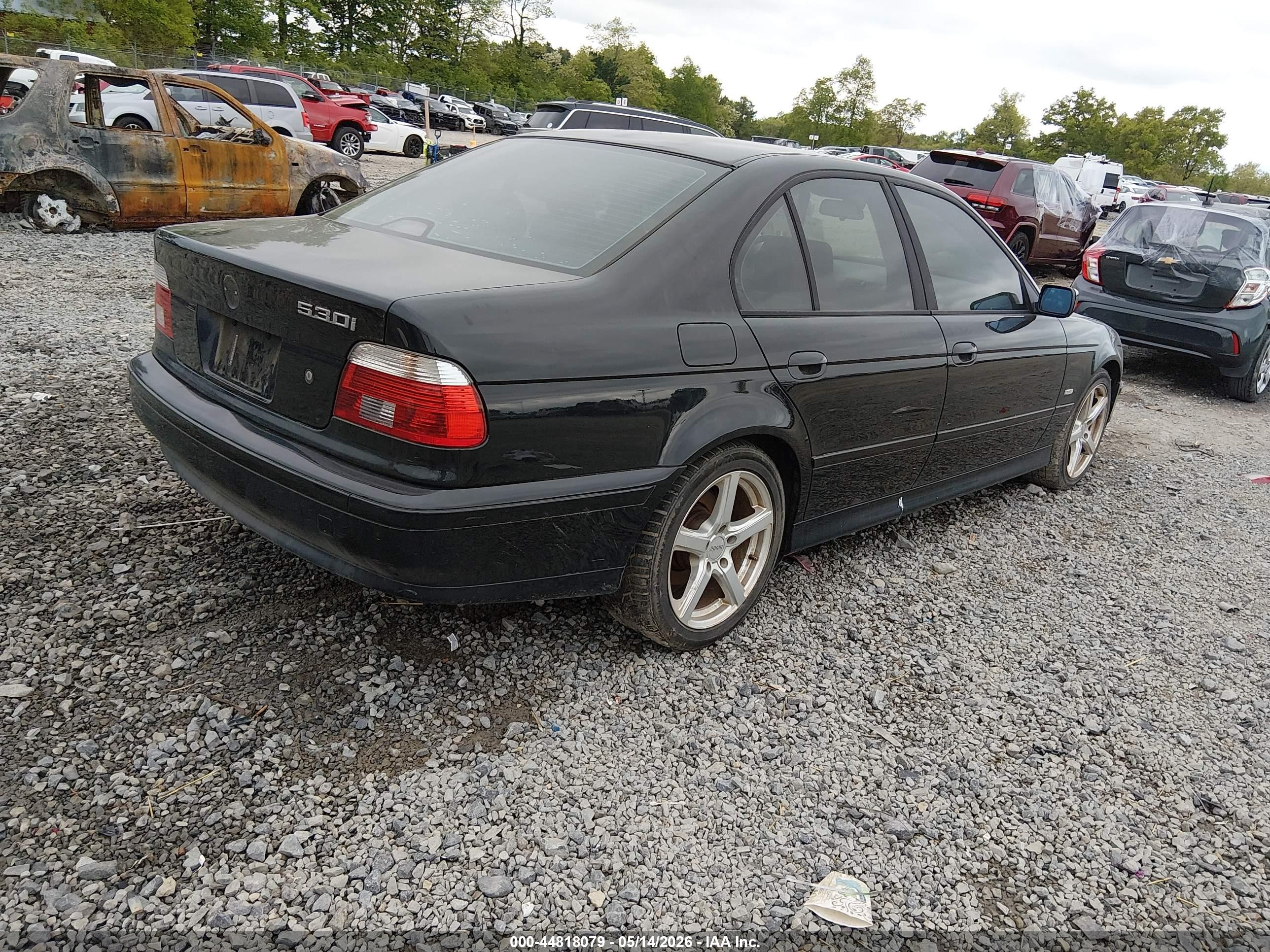 2002 Bmw 530ia   Черный vin: WBADT63412CH94275