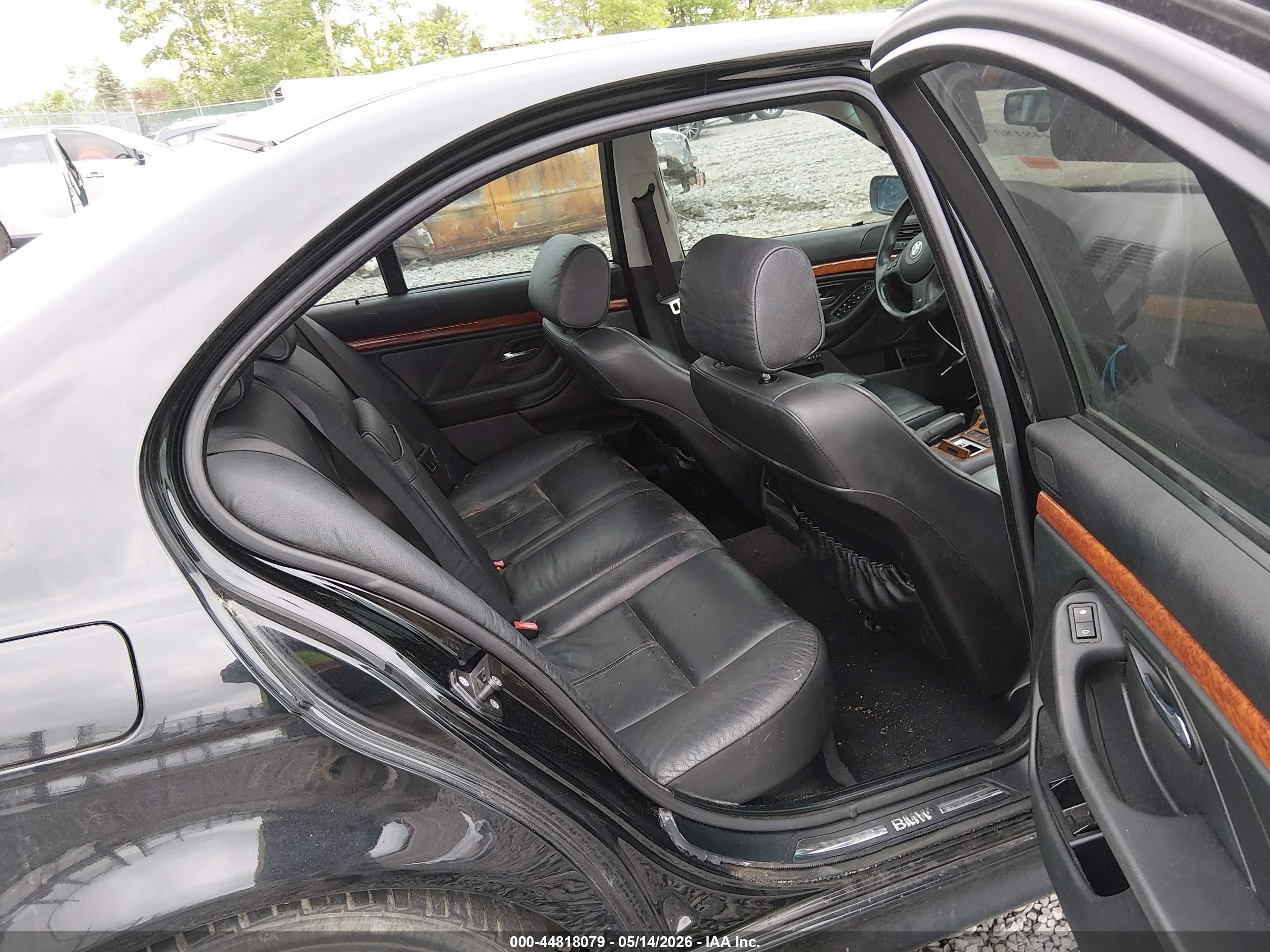 2002 Bmw 530ia   Черный vin: WBADT63412CH94275