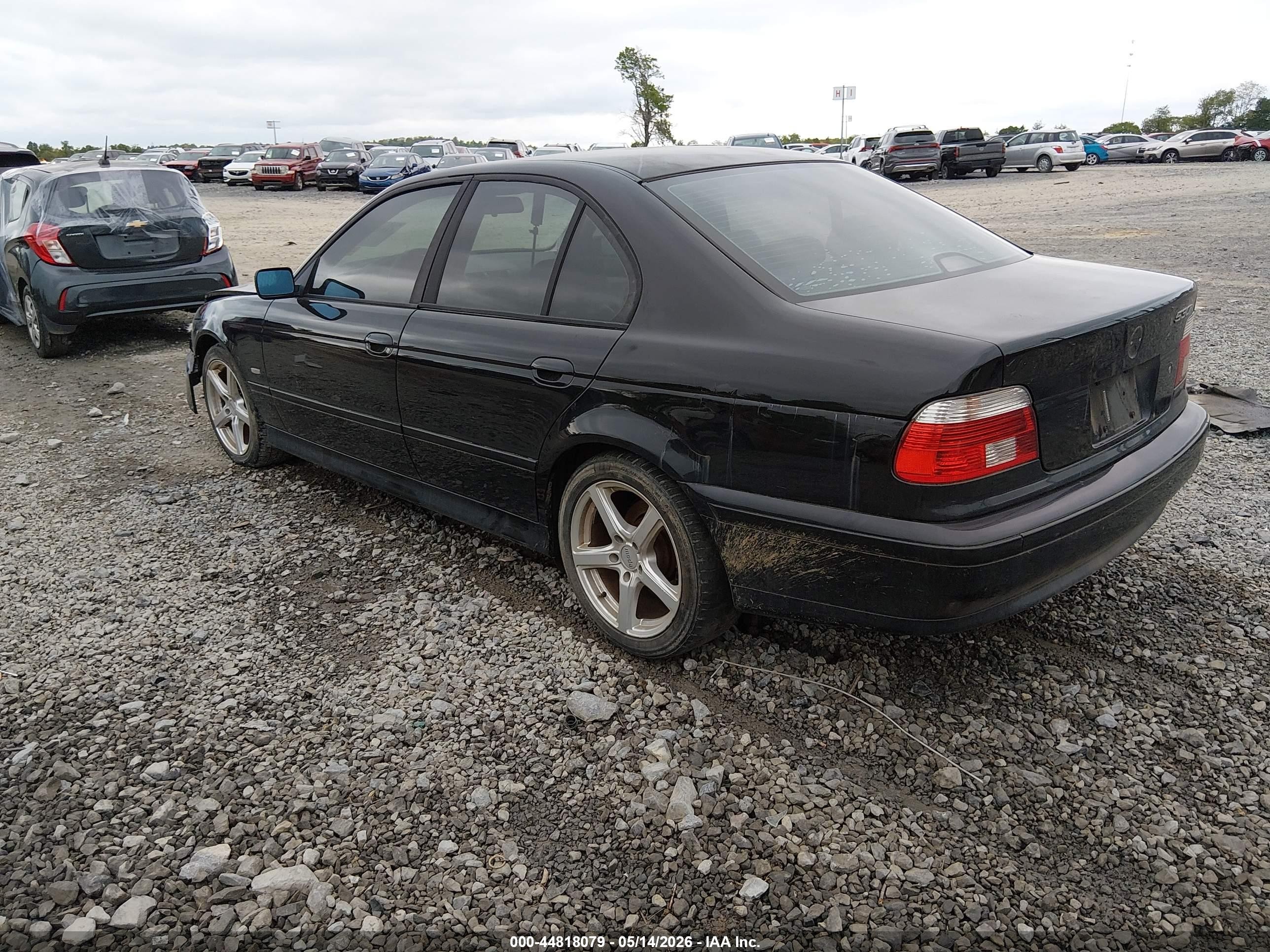 2002 Bmw 530ia   Черный vin: WBADT63412CH94275