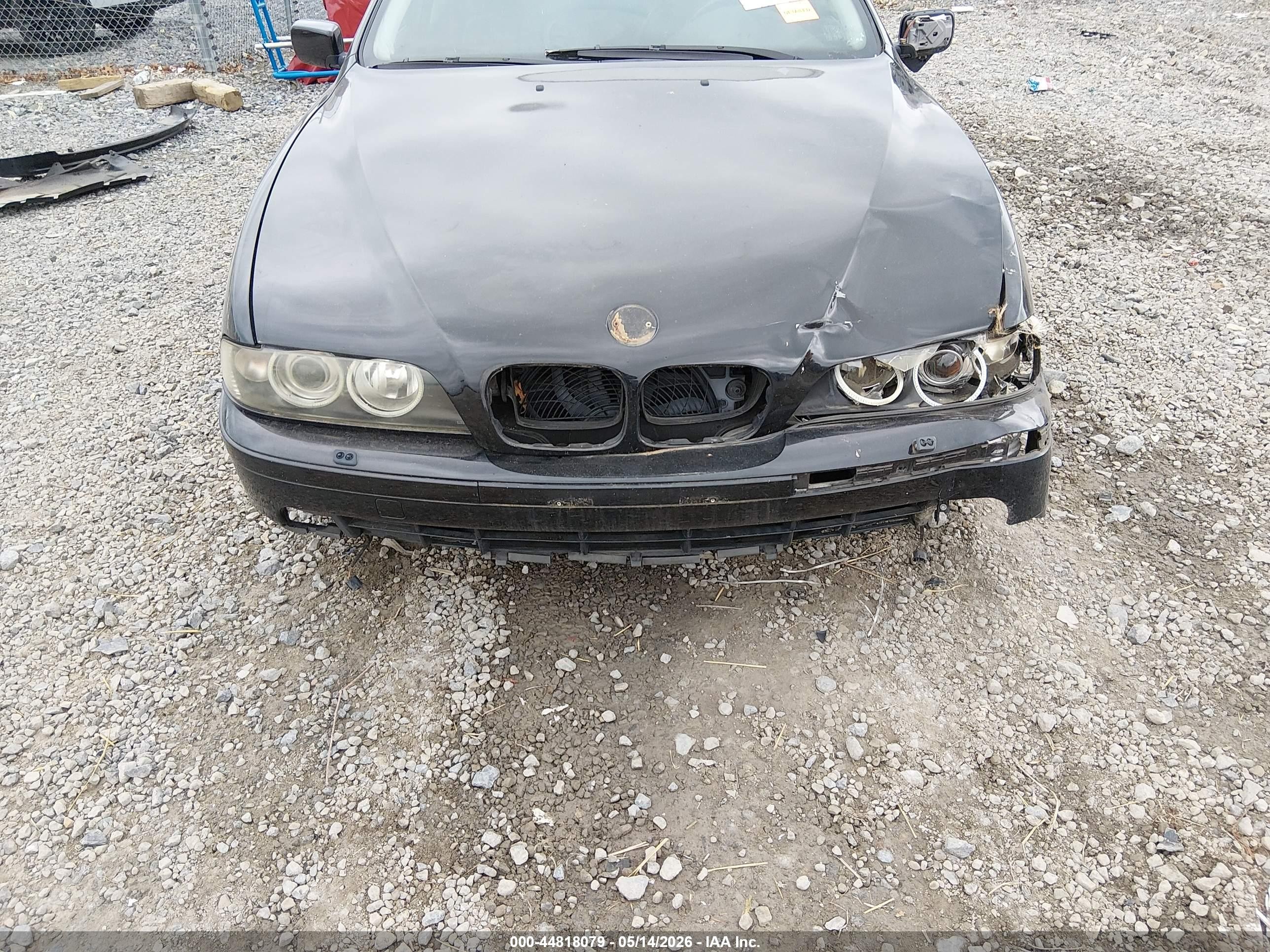 2002 Bmw 530ia   Черный vin: WBADT63412CH94275