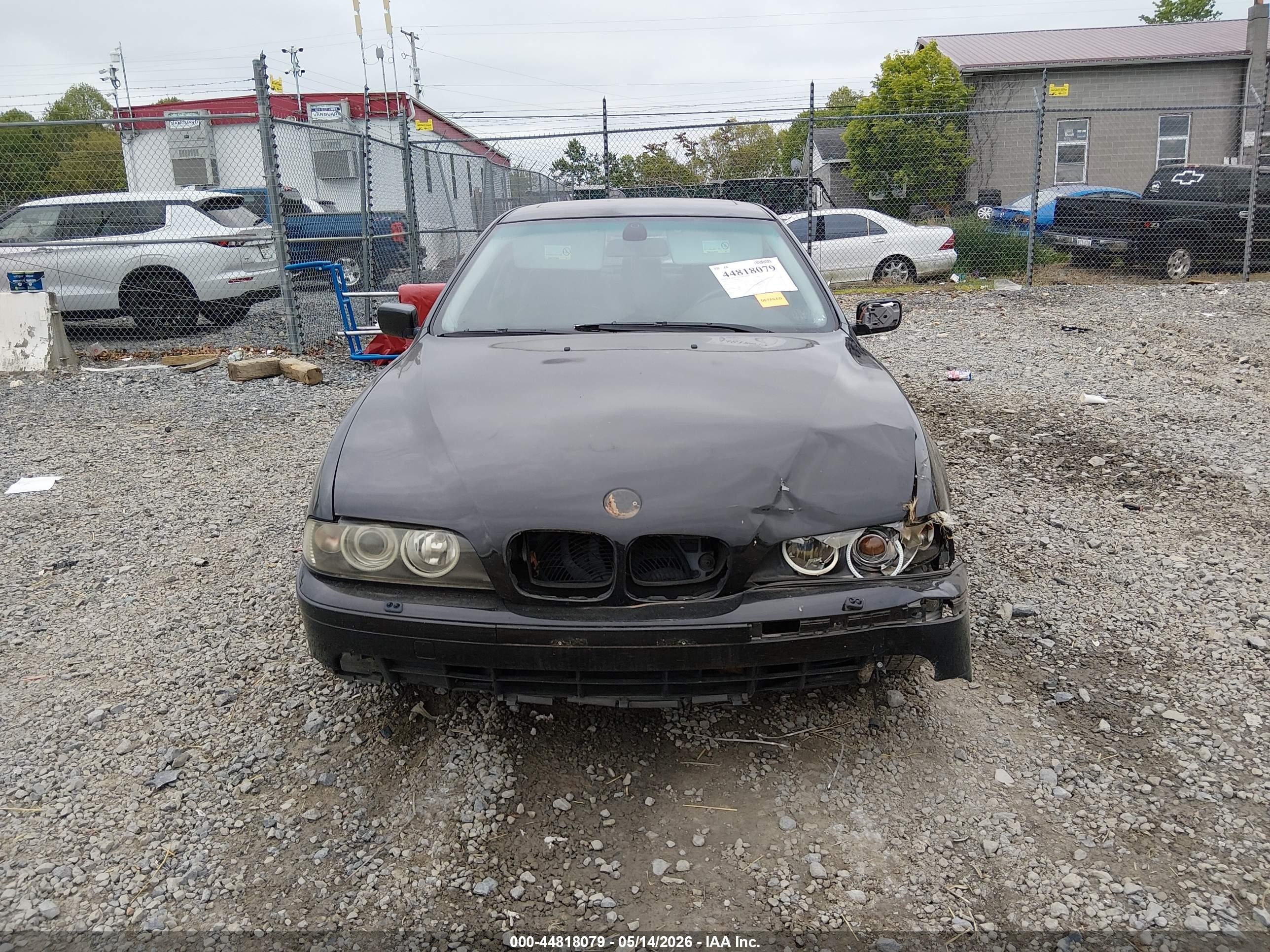 2002 Bmw 530ia   Черный vin: WBADT63412CH94275