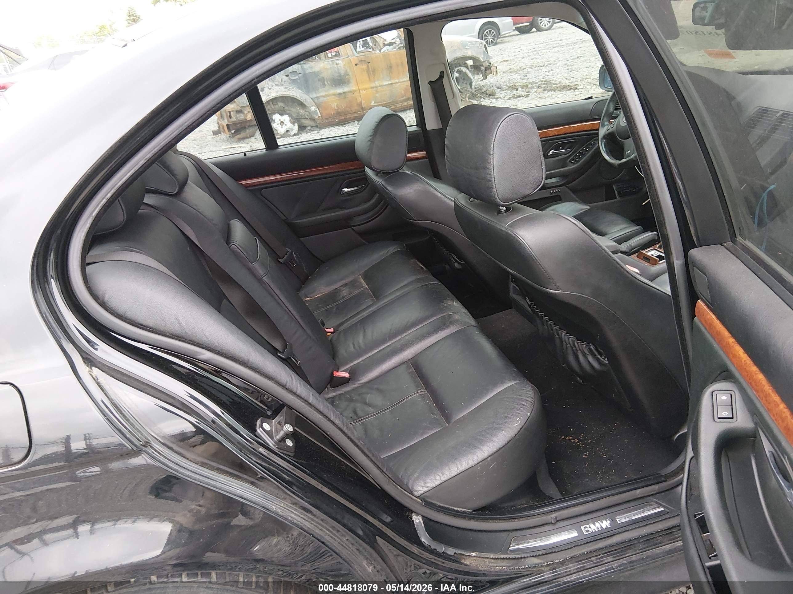 2002 Bmw 530ia   Черный vin: WBADT63412CH94275