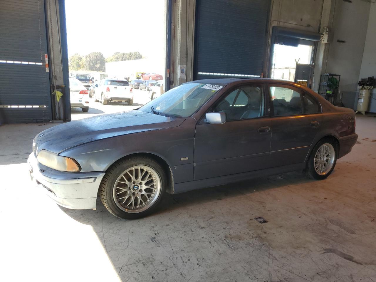 2002 Bmw 530 I Automatic Blue vin: WBADT63412CH96835