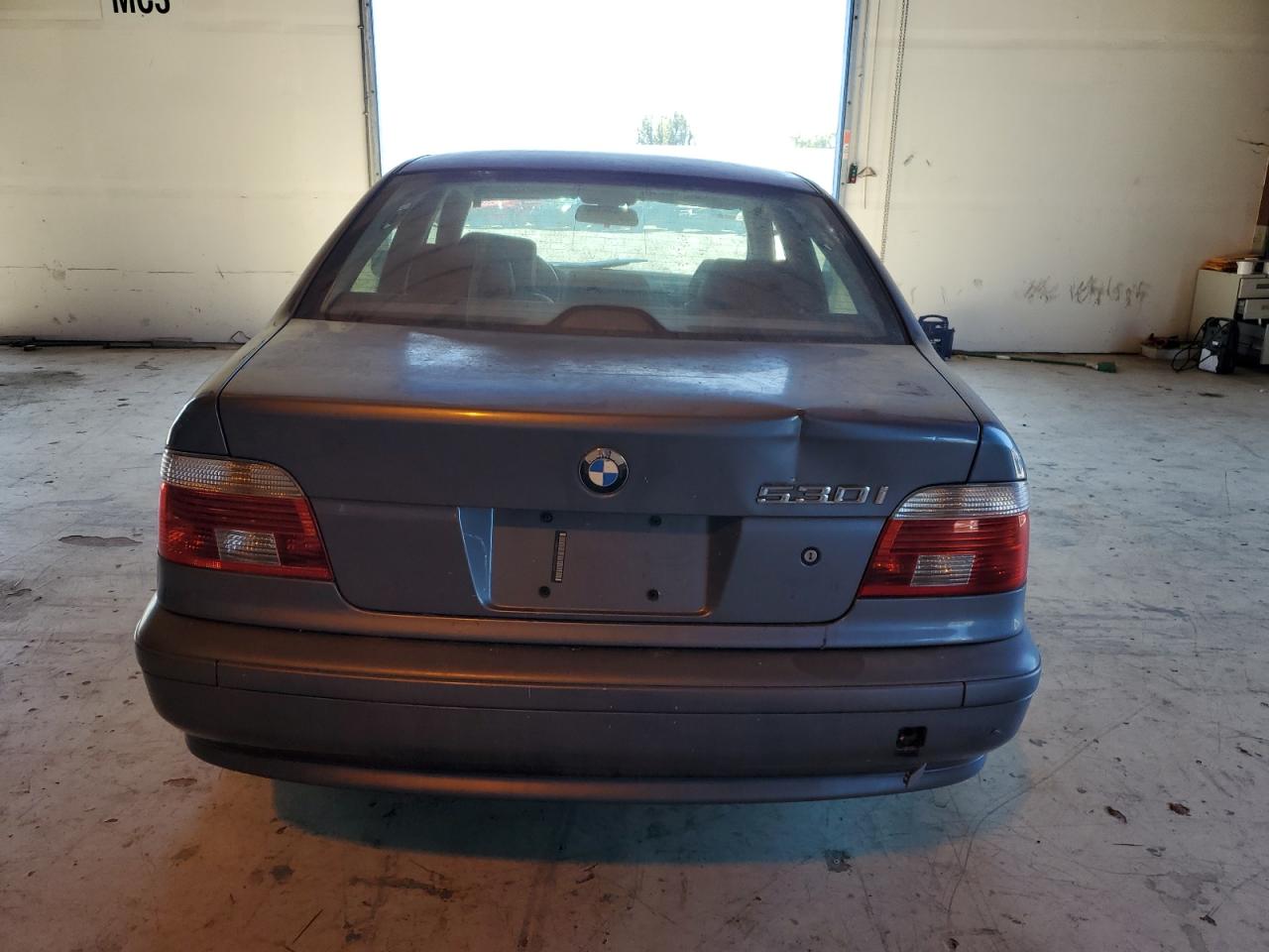2002 Bmw 530 I Automatic Синий vin: WBADT63412CH96835