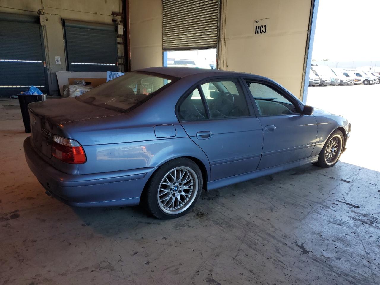2002 Bmw 530 I Automatic Синий vin: WBADT63412CH96835