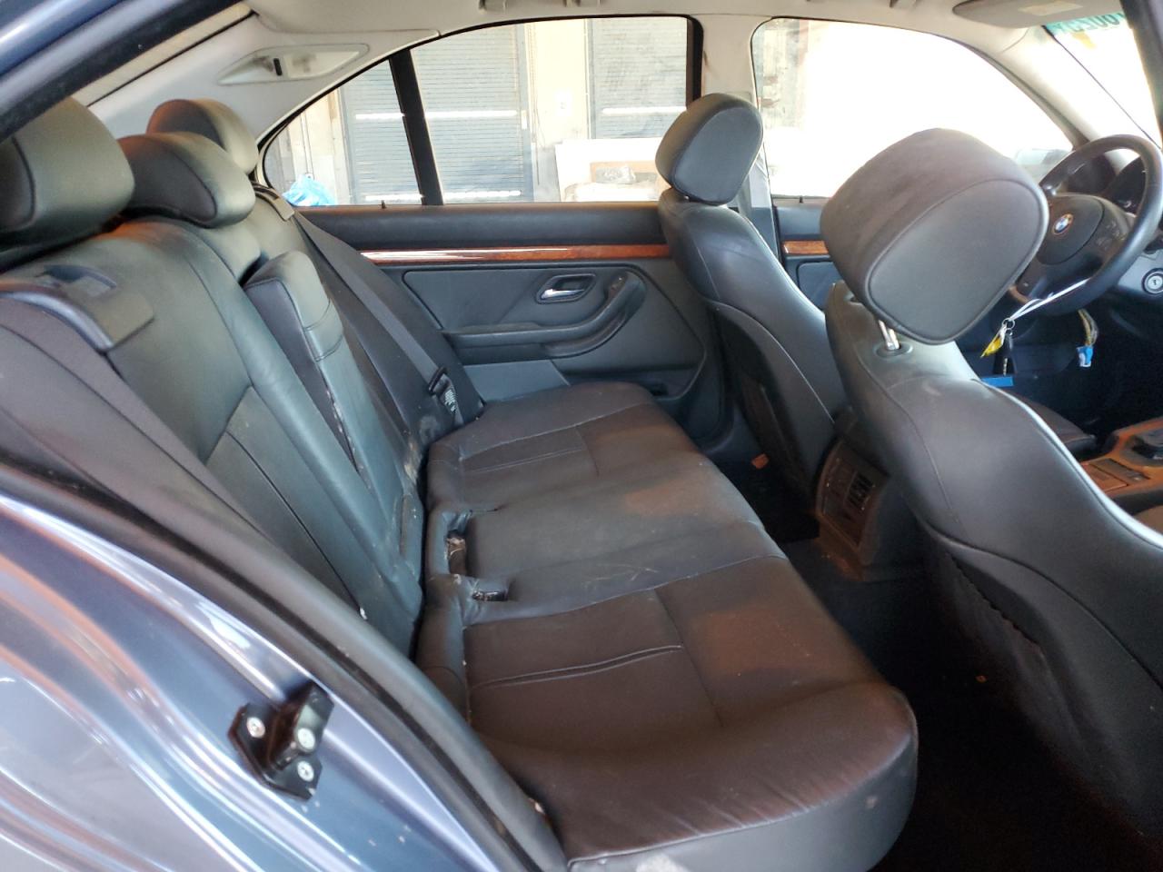 2002 Bmw 530 I Automatic Синий vin: WBADT63412CH96835