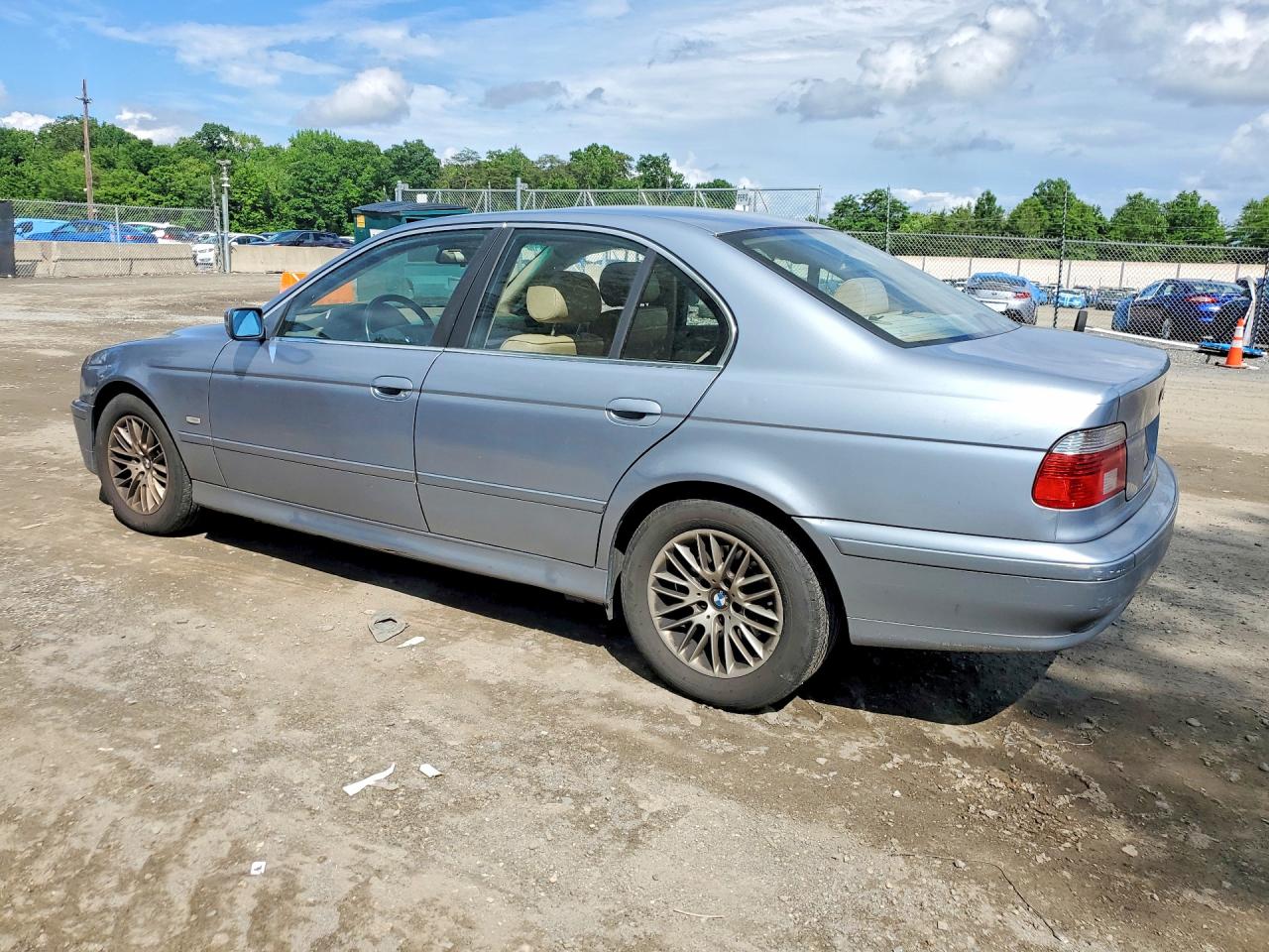 2003 Bmw 530 I Automatic Blue vin: WBADT63413CK38207
