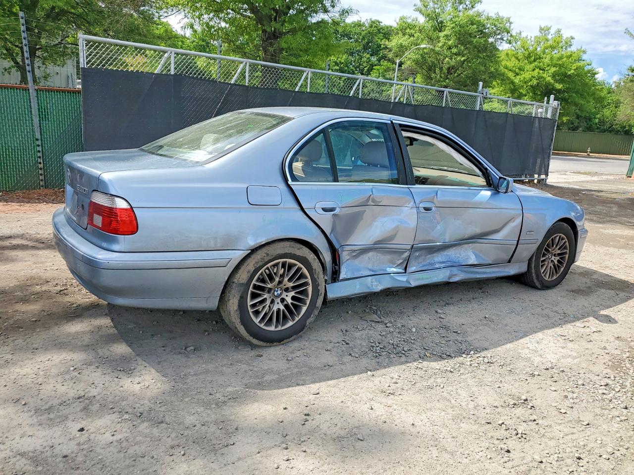 2003 Bmw 530 I Automatic Blue vin: WBADT63413CK38207