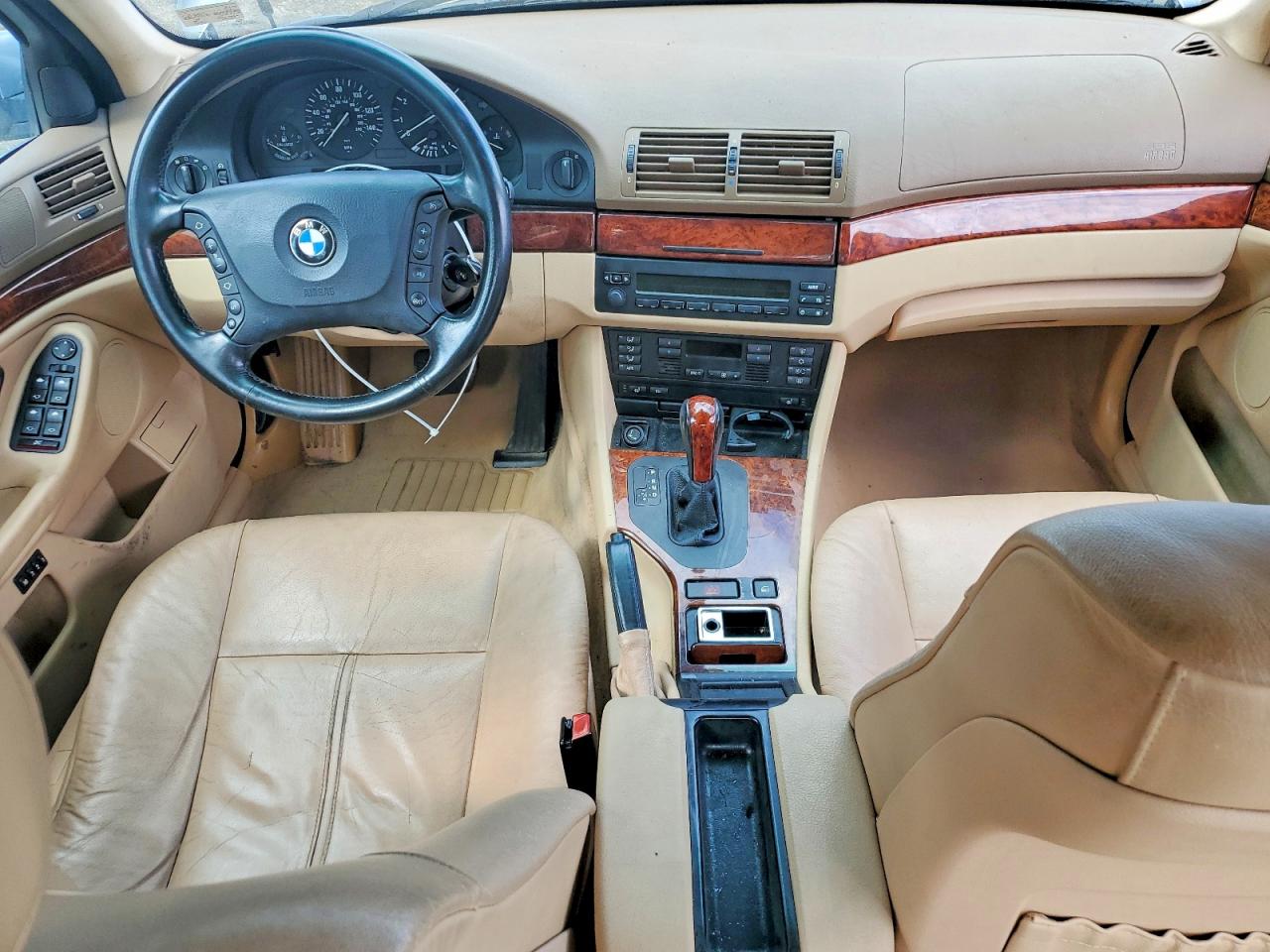 2003 Bmw 530 I Automatic Blue vin: WBADT63413CK38207