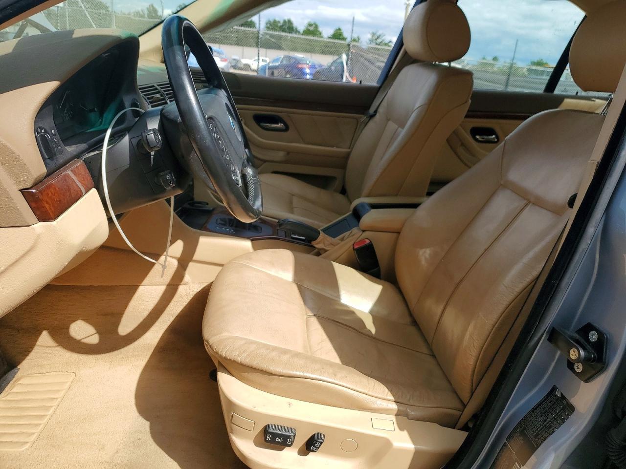 2003 Bmw 530 I Automatic Blue vin: WBADT63413CK38207
