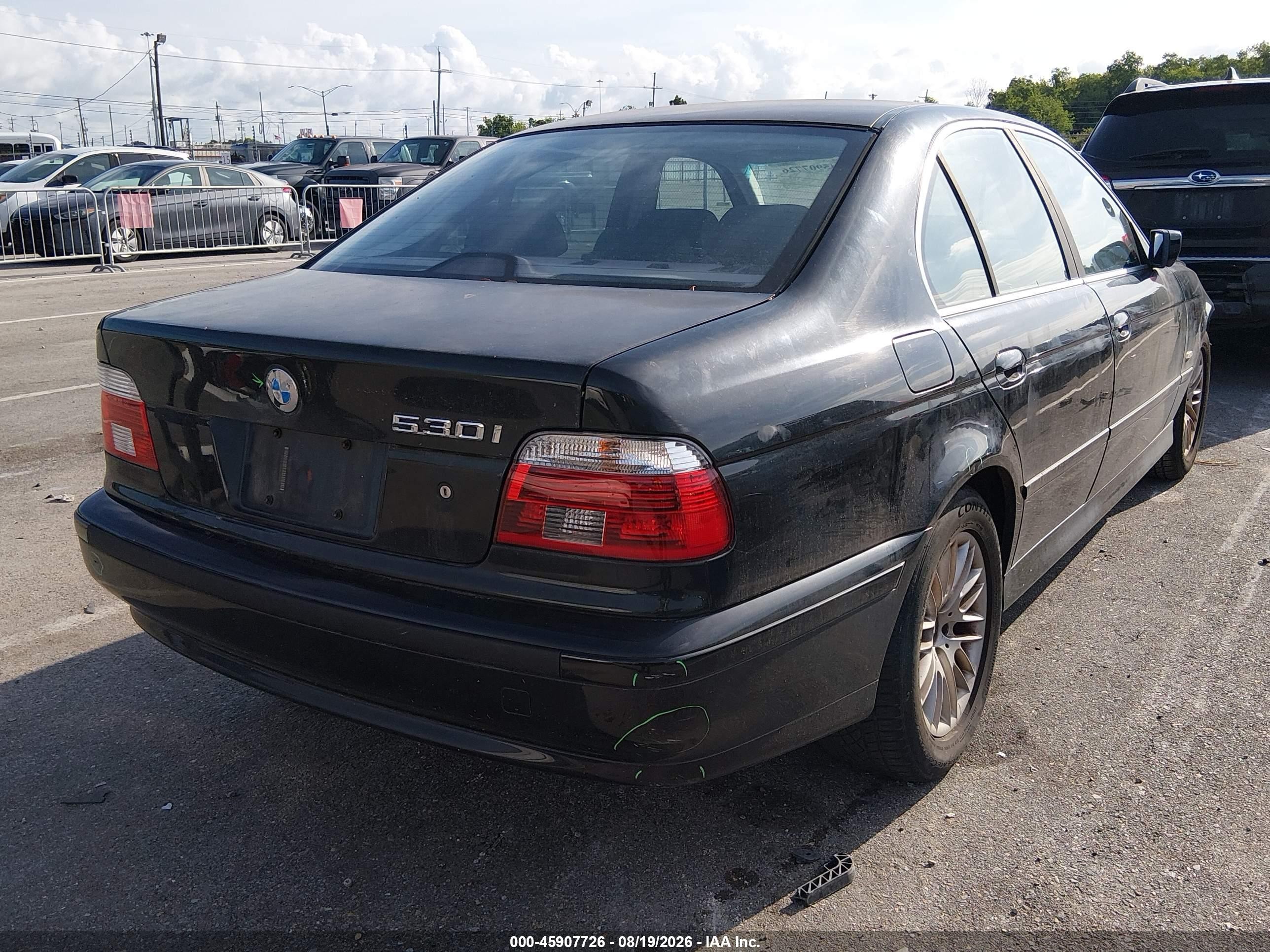 2003 Bmw 530ia   Black vin: WBADT63413CK38482