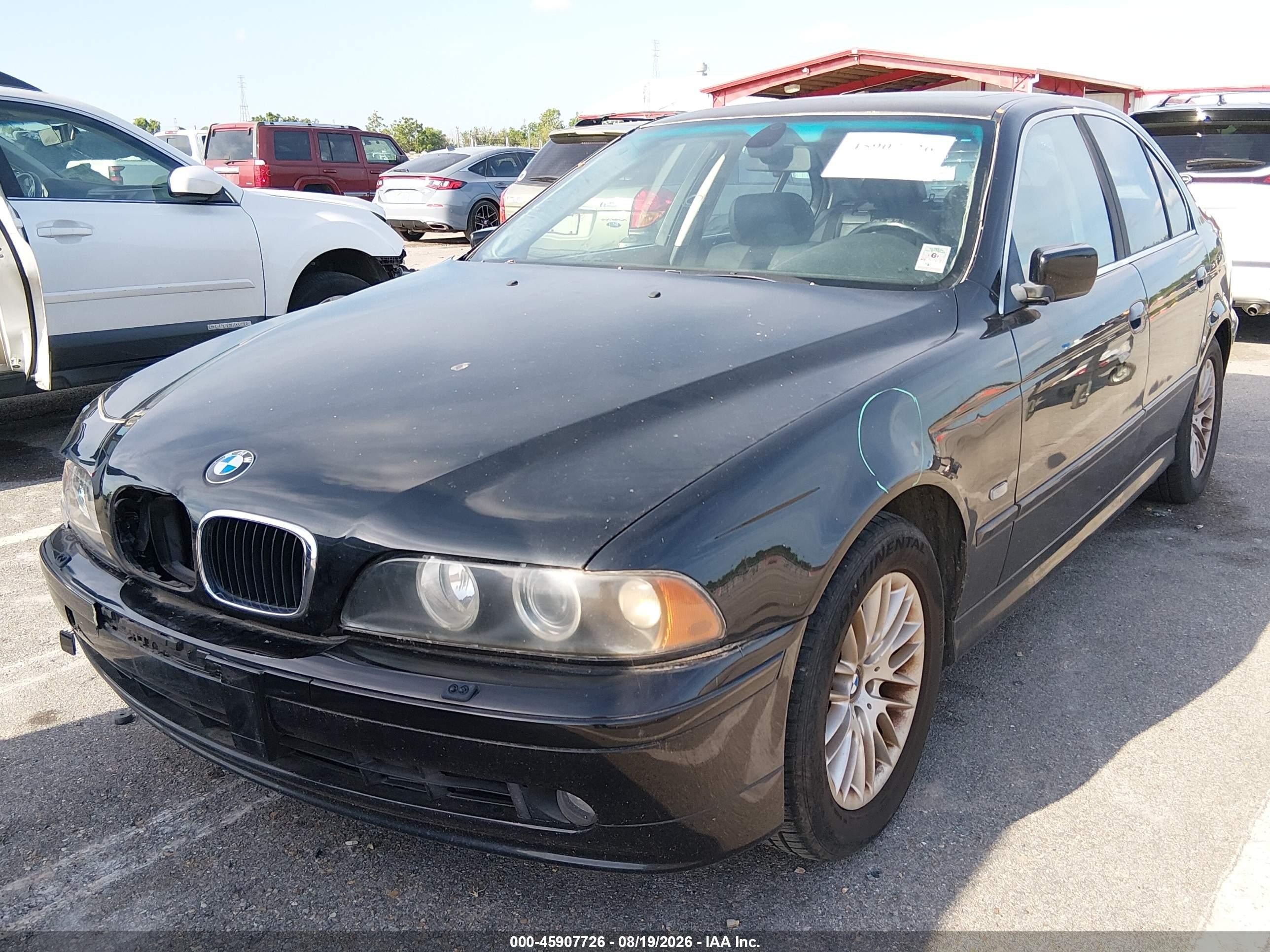 2003 Bmw 530ia   Black vin: WBADT63413CK38482