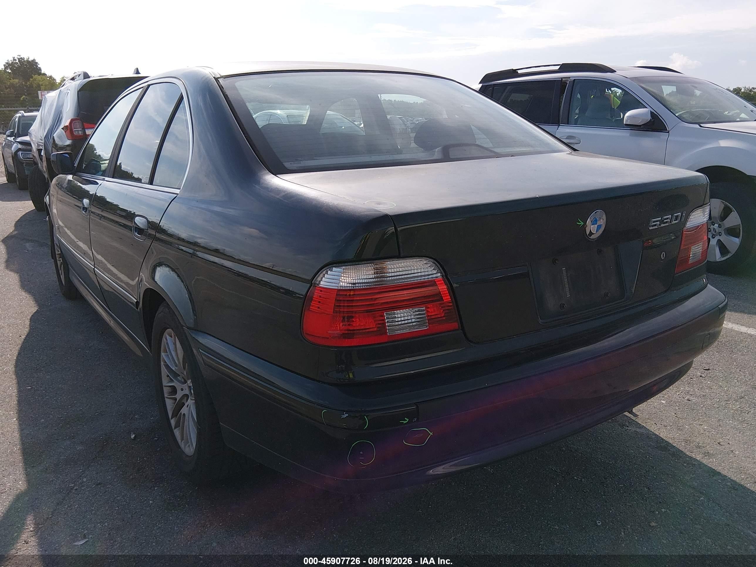 2003 Bmw 530ia   Black vin: WBADT63413CK38482
