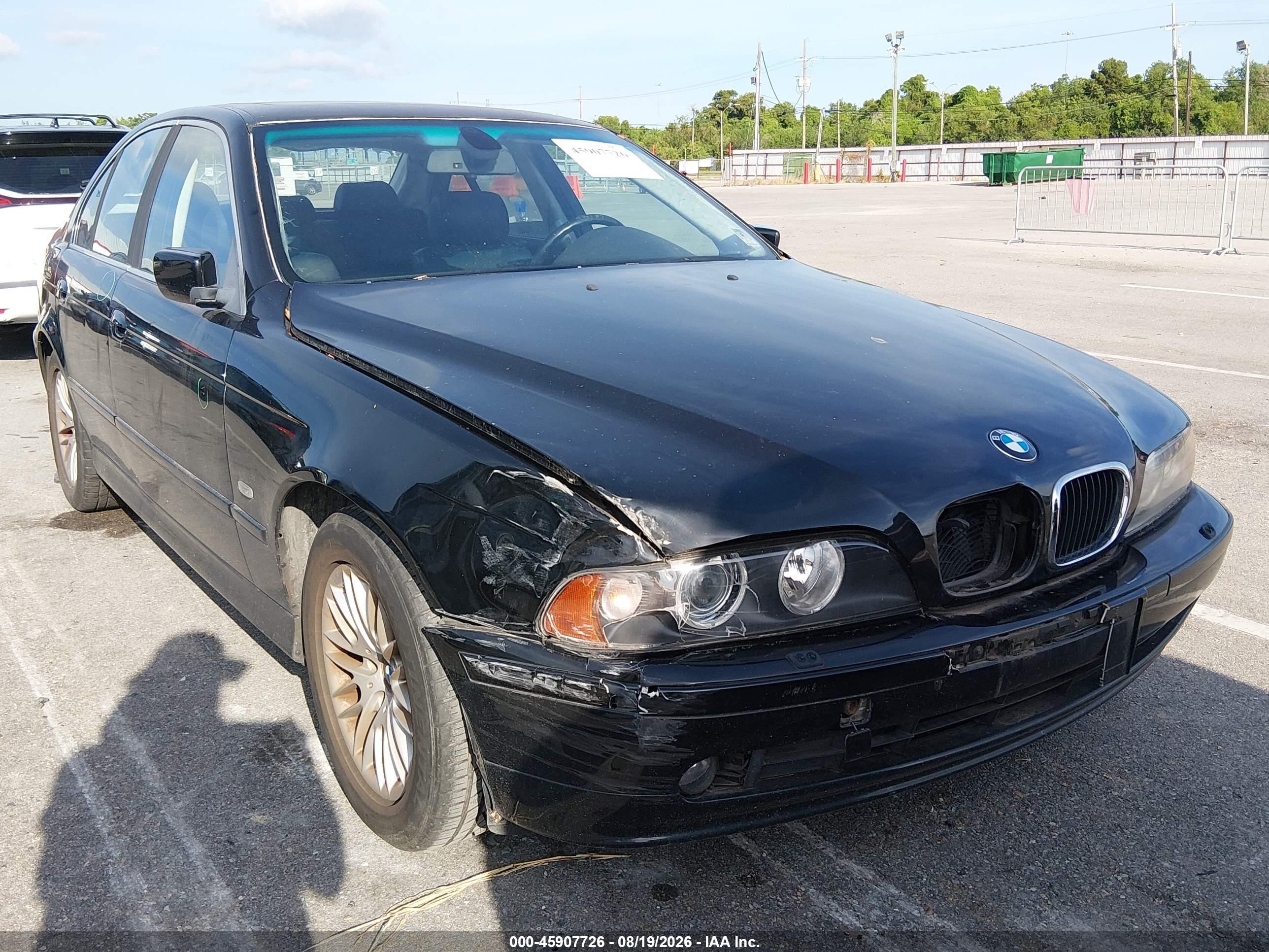 2003 Bmw 530ia   Black vin: WBADT63413CK38482
