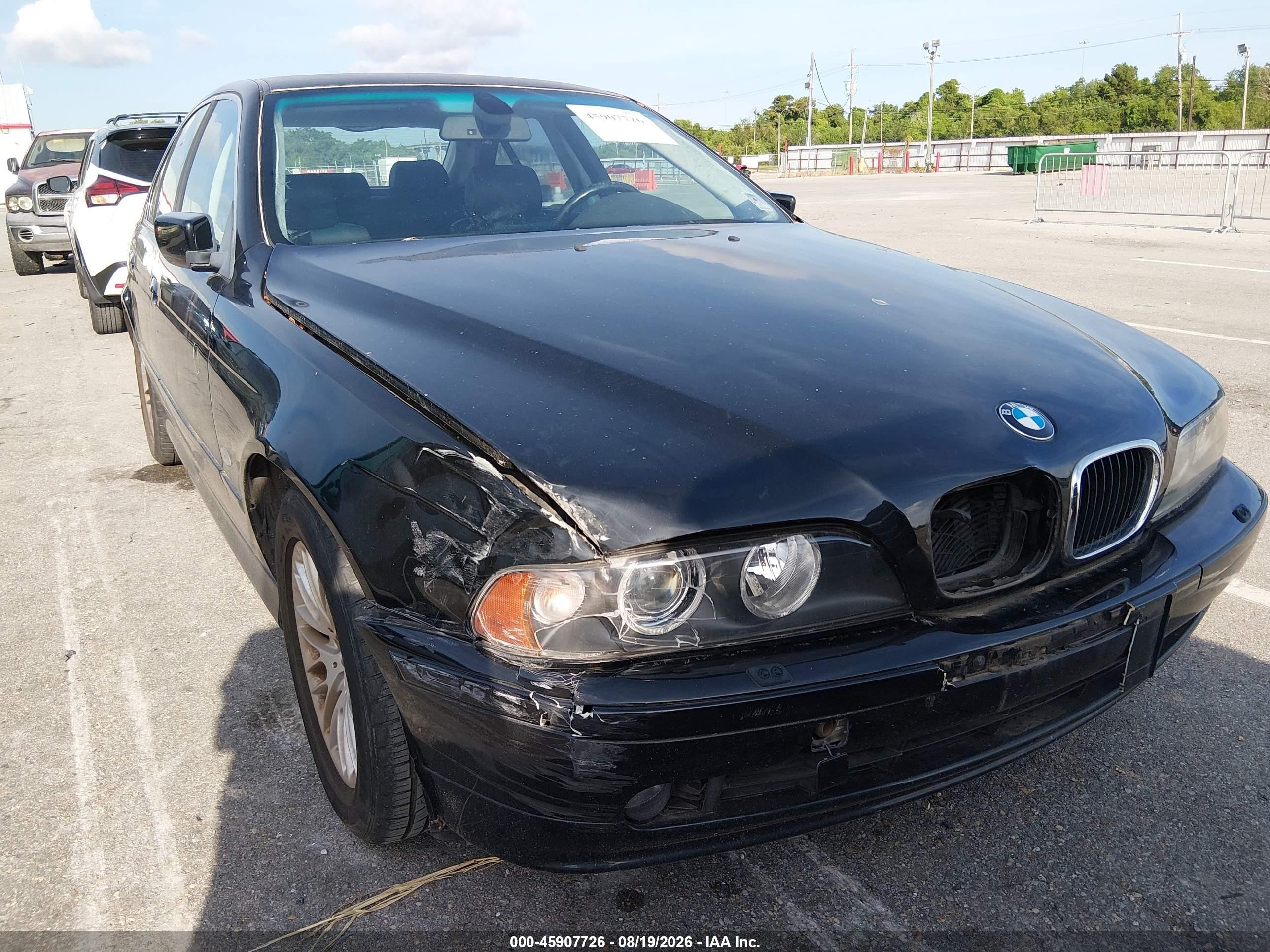 2003 Bmw 530ia   Black vin: WBADT63413CK38482