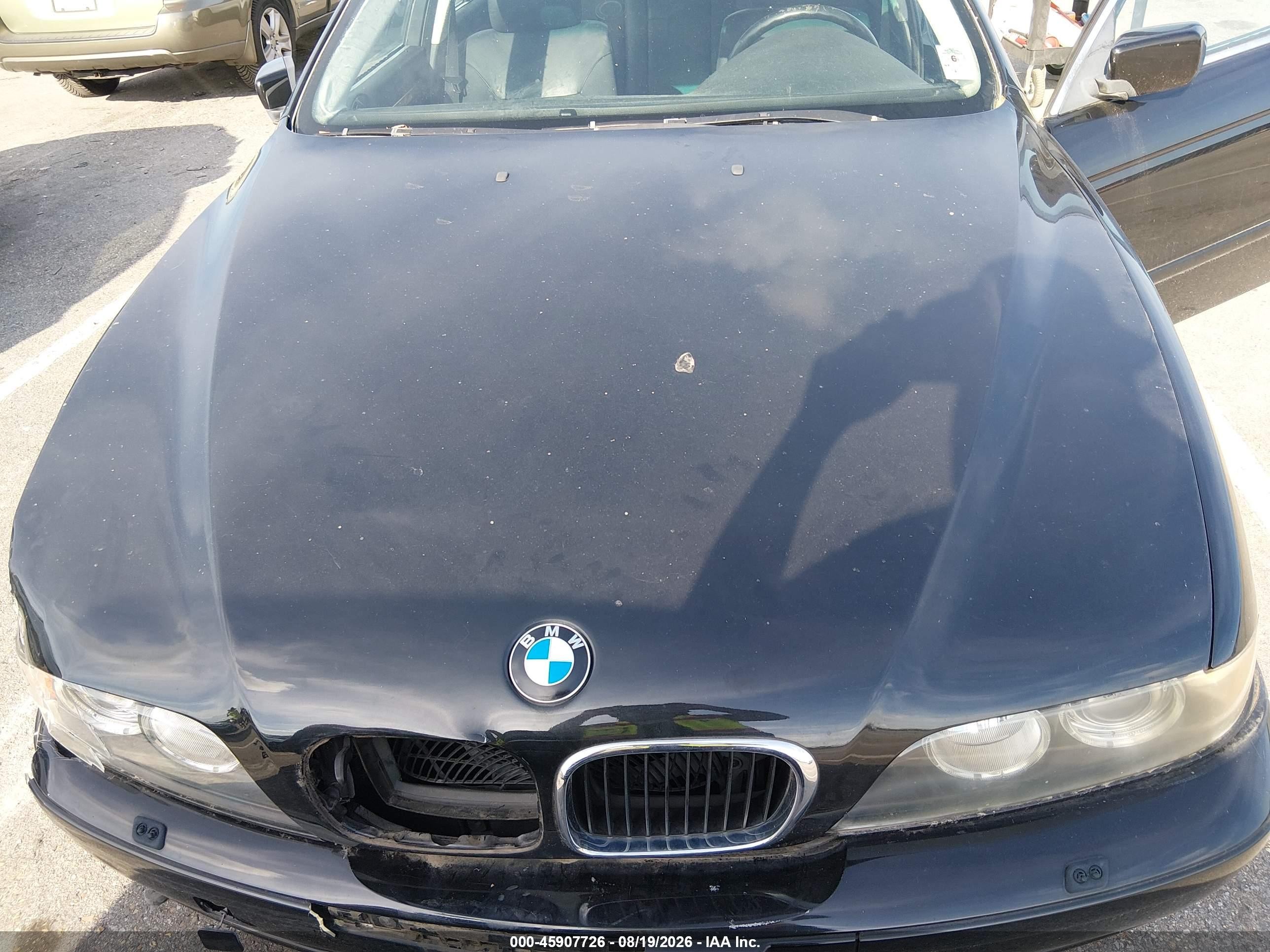 2003 Bmw 530ia   Black vin: WBADT63413CK38482