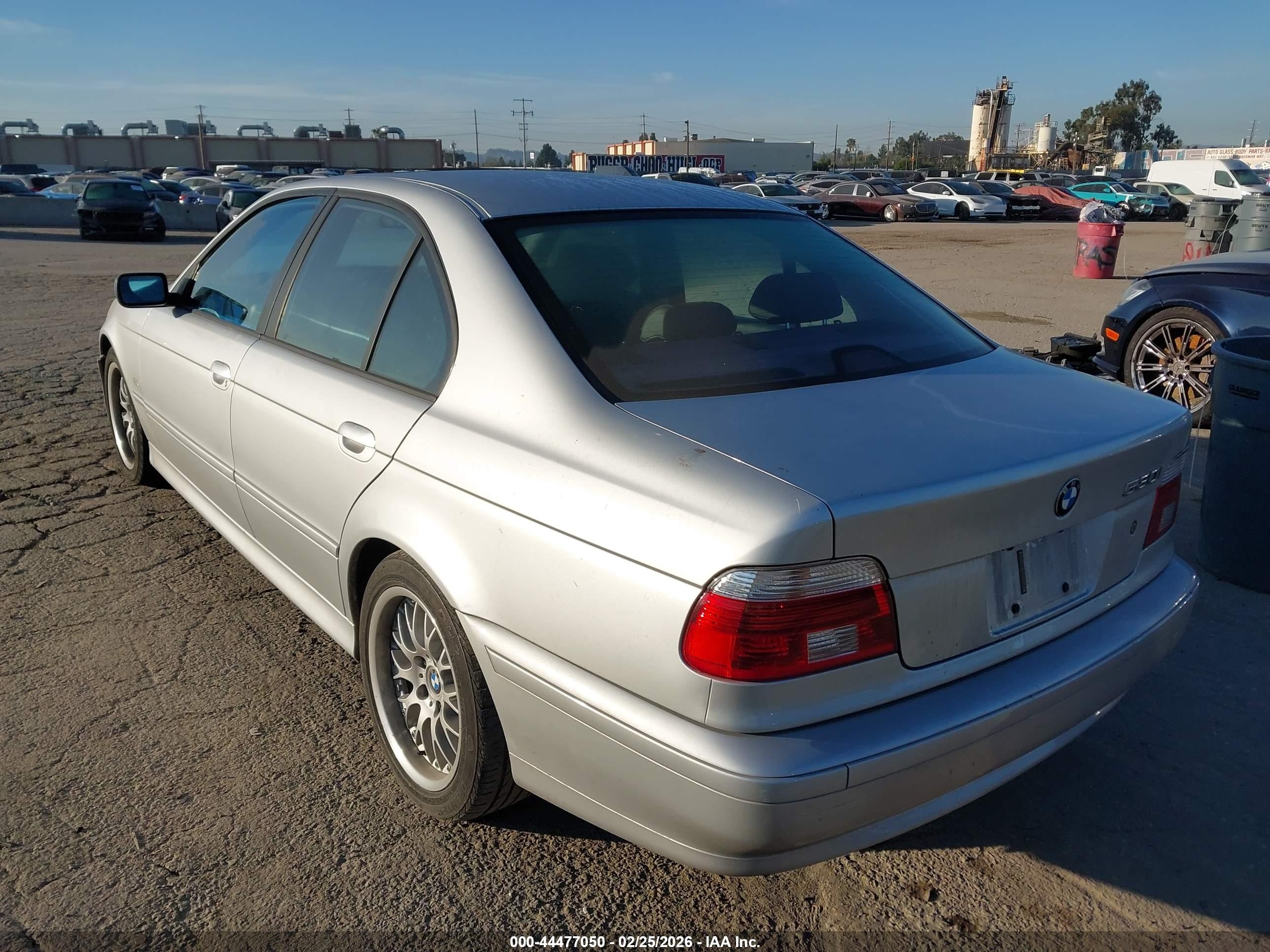 2003 Bmw 530ia   Silver vin: WBADT63413CK41673